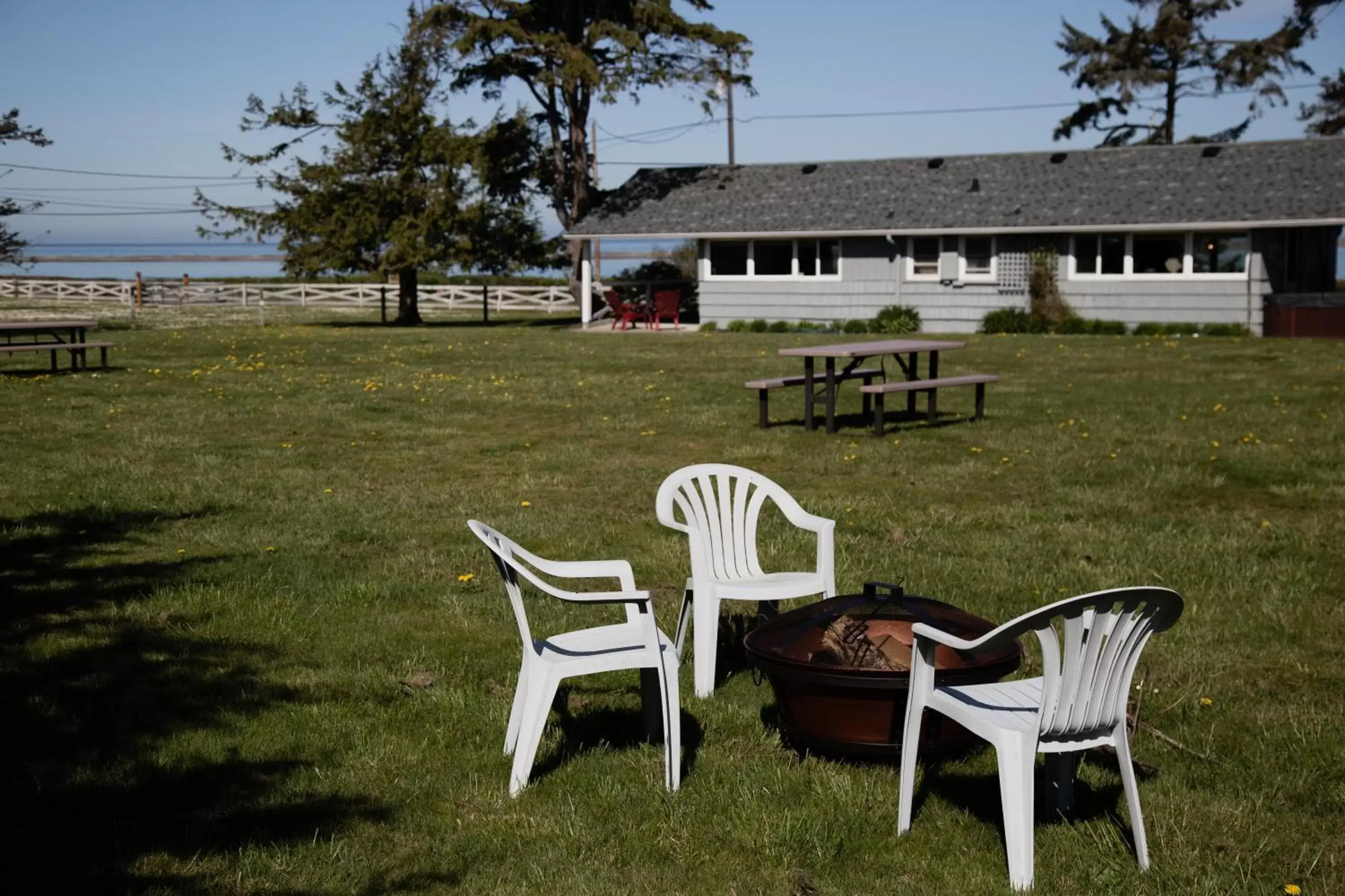 Garden in Dungeness Bay Cottages