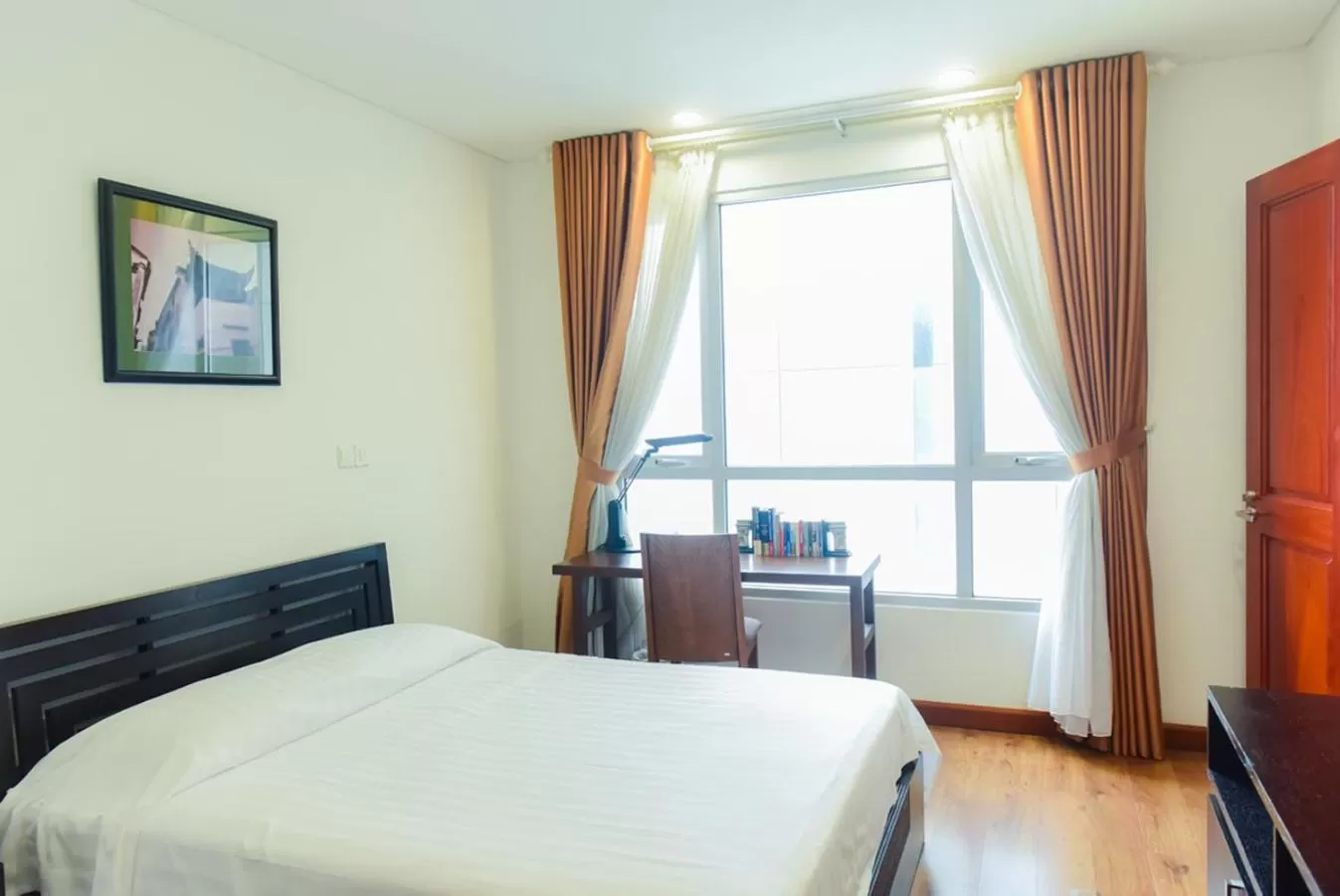 Bedroom, Bed in Lancaster Ho Chi Minh Serviced Apartment Official