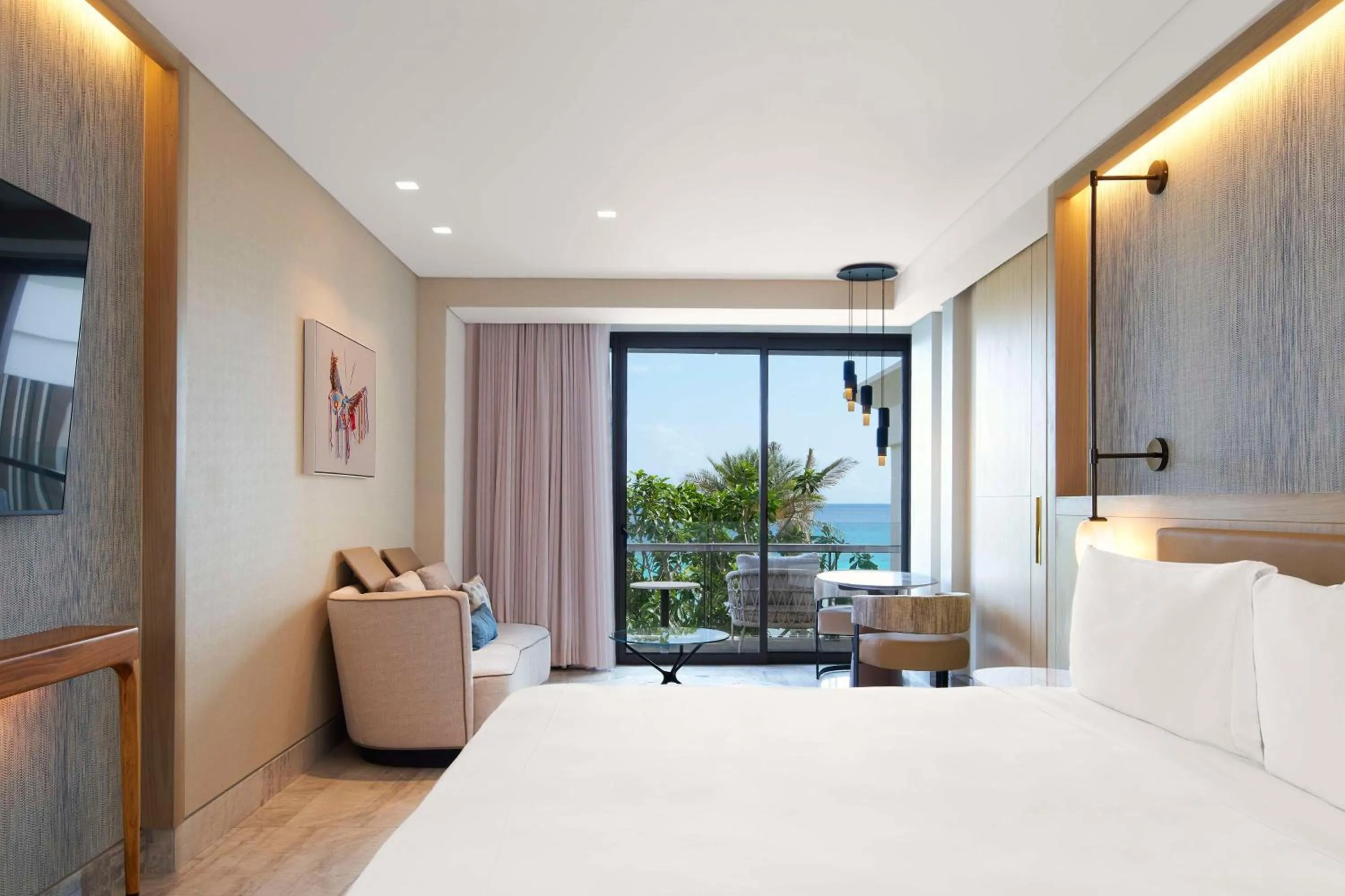 Photo of the whole room, Bed in Waldorf Astoria Riviera Maya