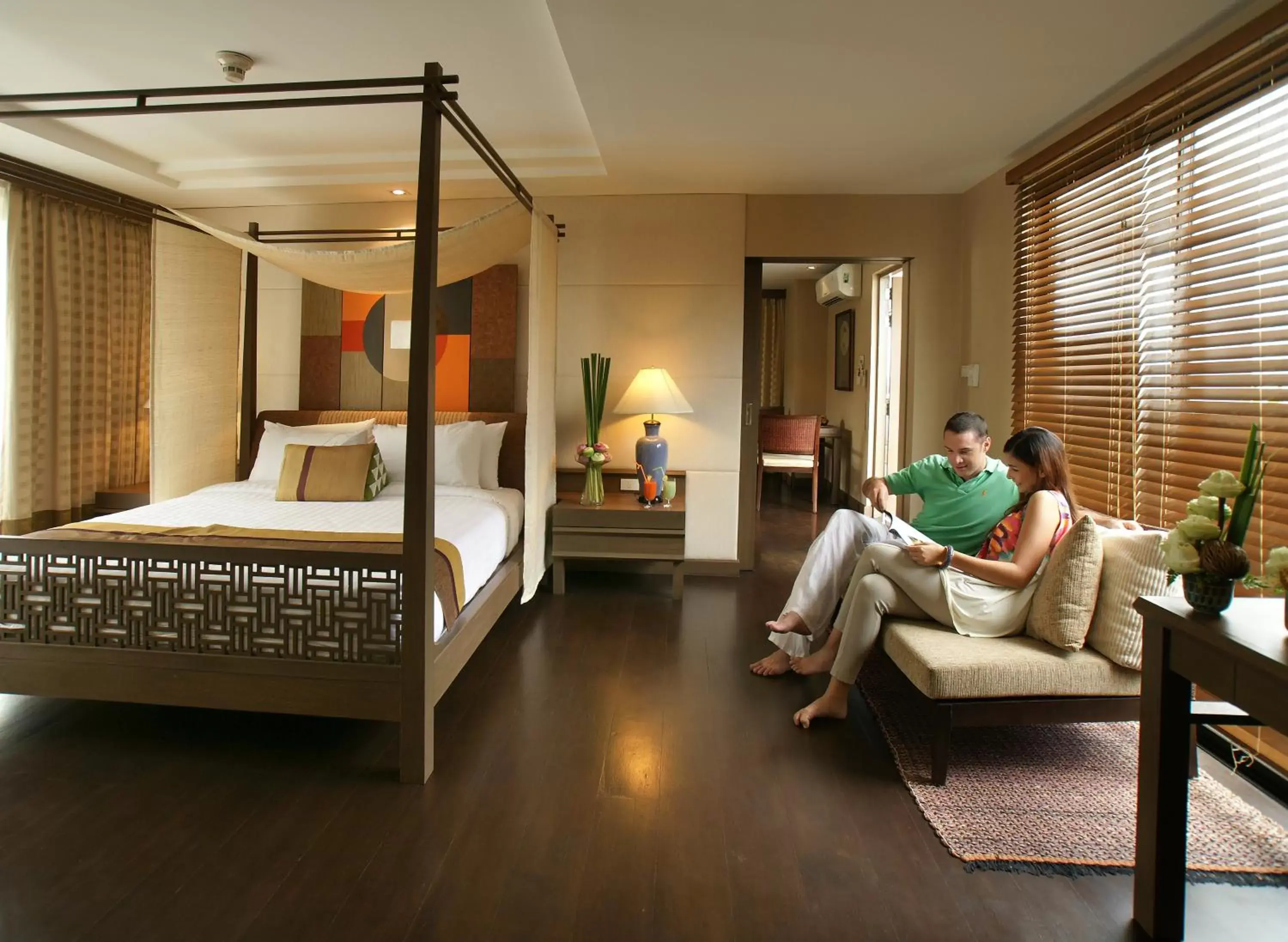 Bedroom in Rarin Jinda Wellness Spa Resort