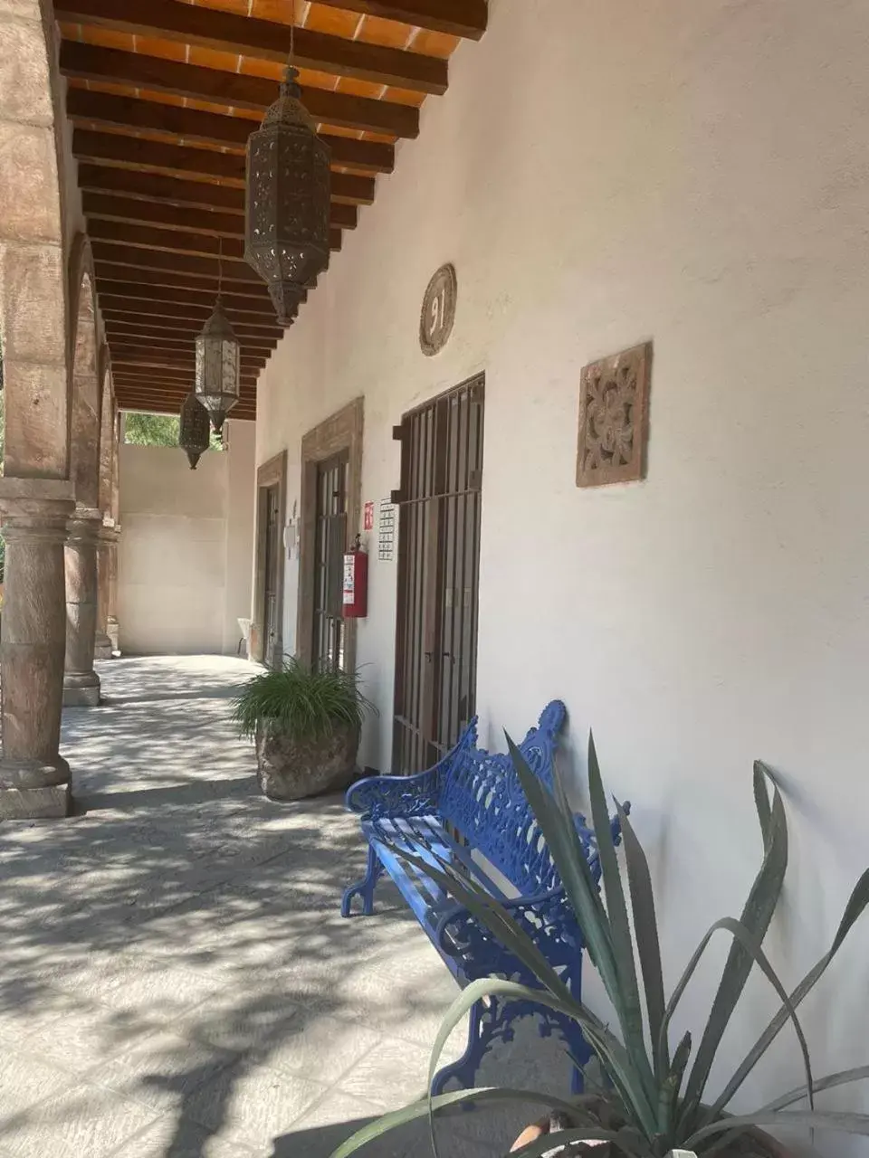 Facade/entrance in Casa Goyri San Miguel de Allende