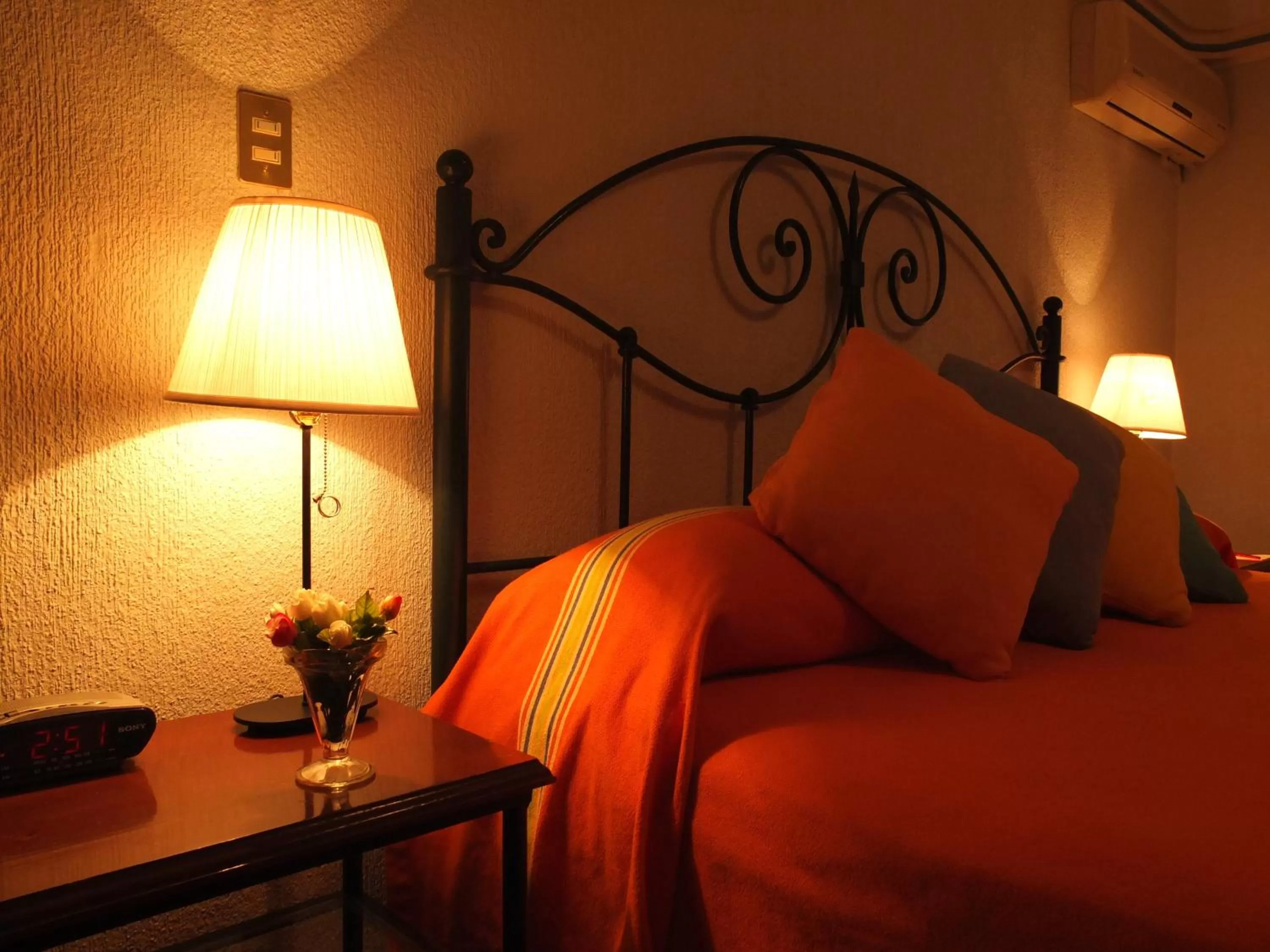 Bed in Hotel Boutique Parador San Miguel Oaxaca