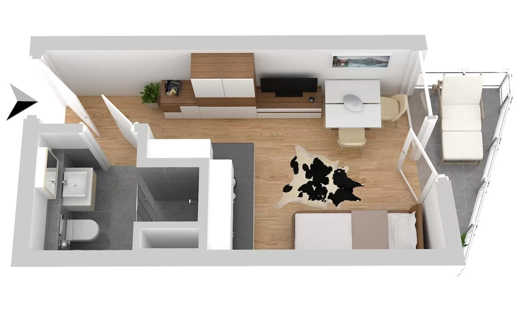 Other, Floor Plan in Apart Hotel Messe Munich - my room Apartments