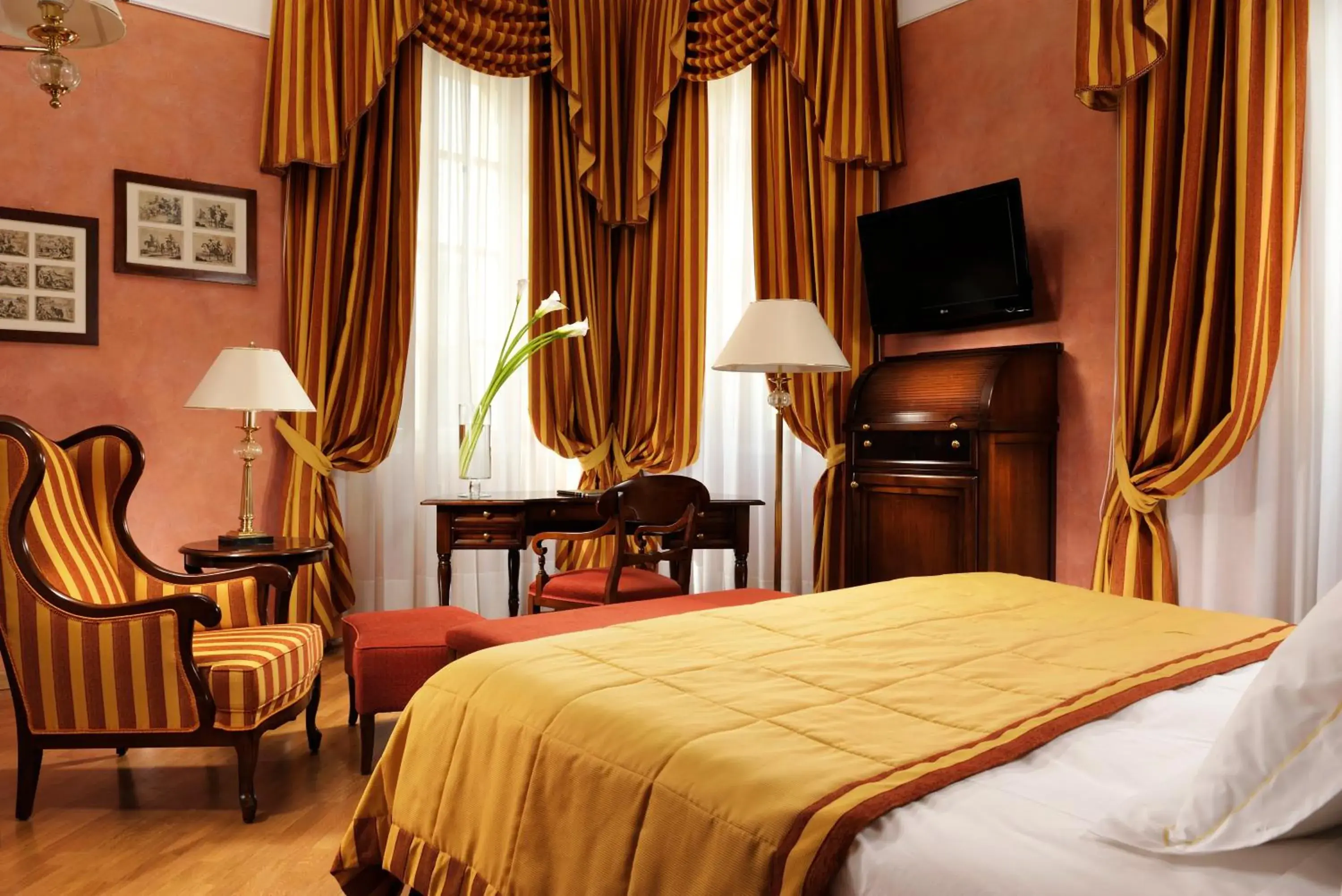 Photo of the whole room, Bed in Castello Dal Pozzo Hotel