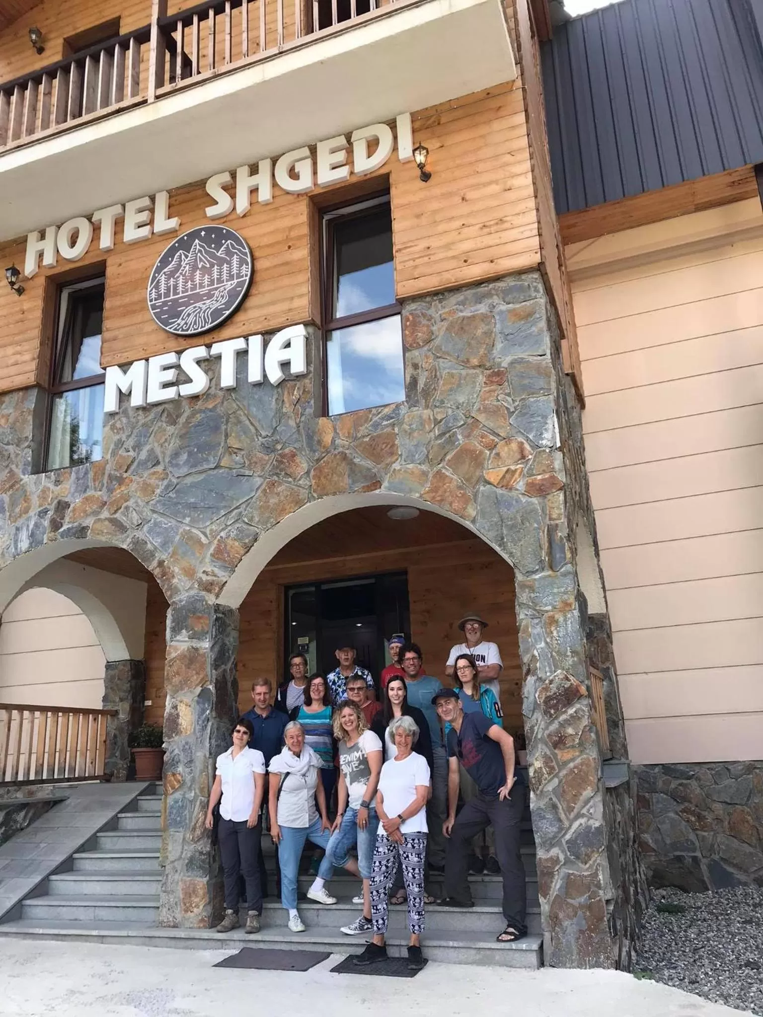 Facade/entrance in Hotel Shgedi Mestia