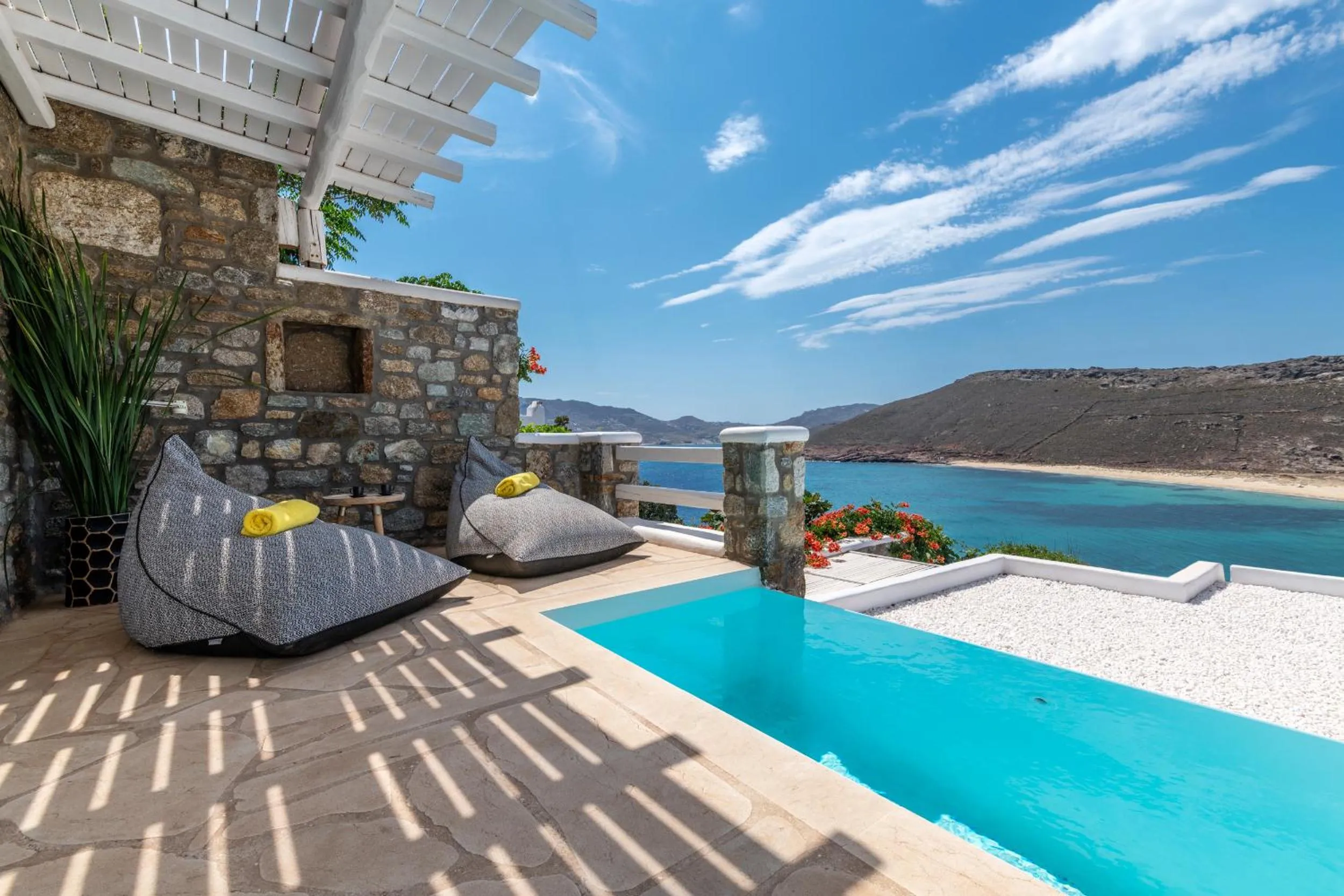 View (from property/room) in Panormos Village Hotel