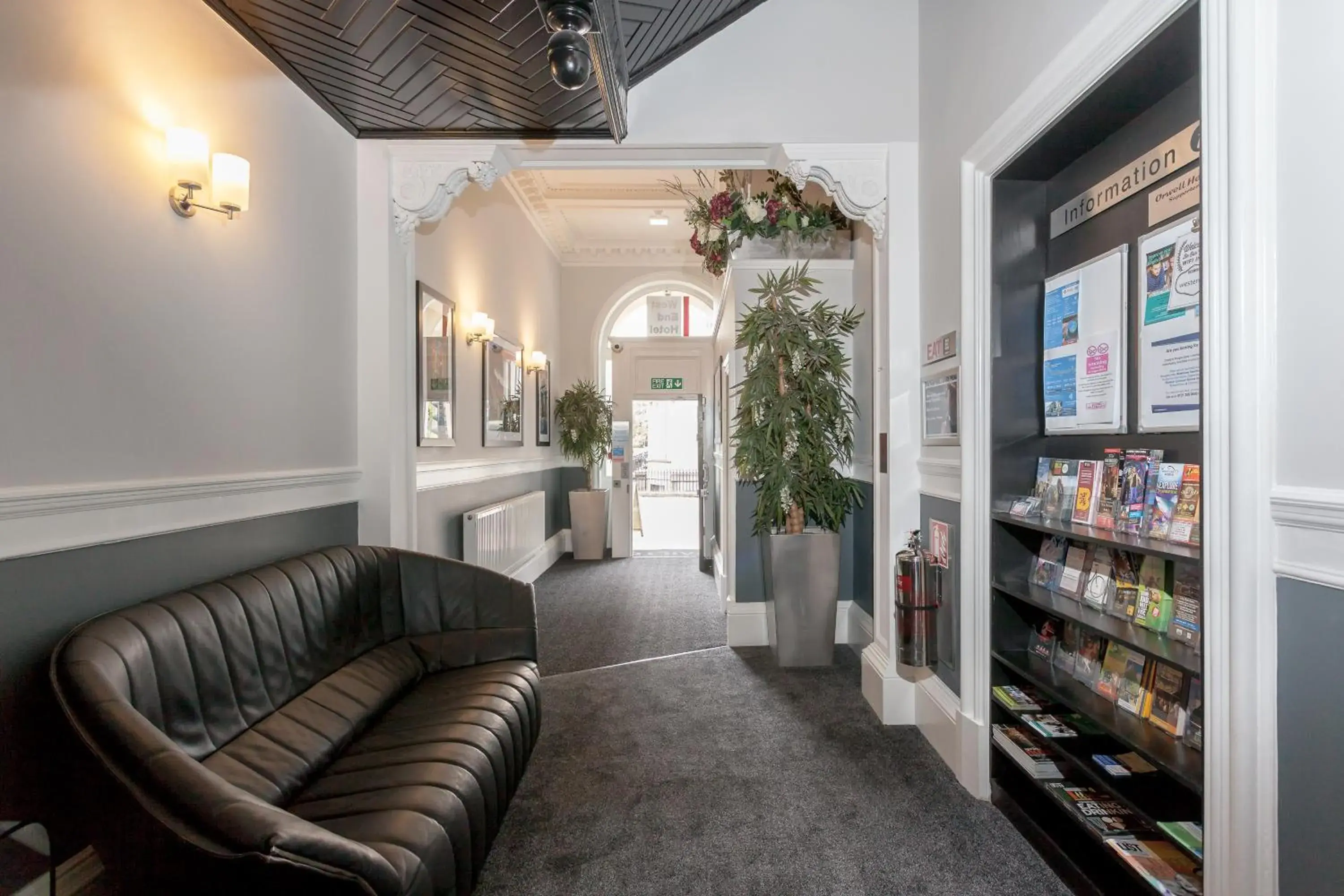 Lobby or reception in West End Hotel