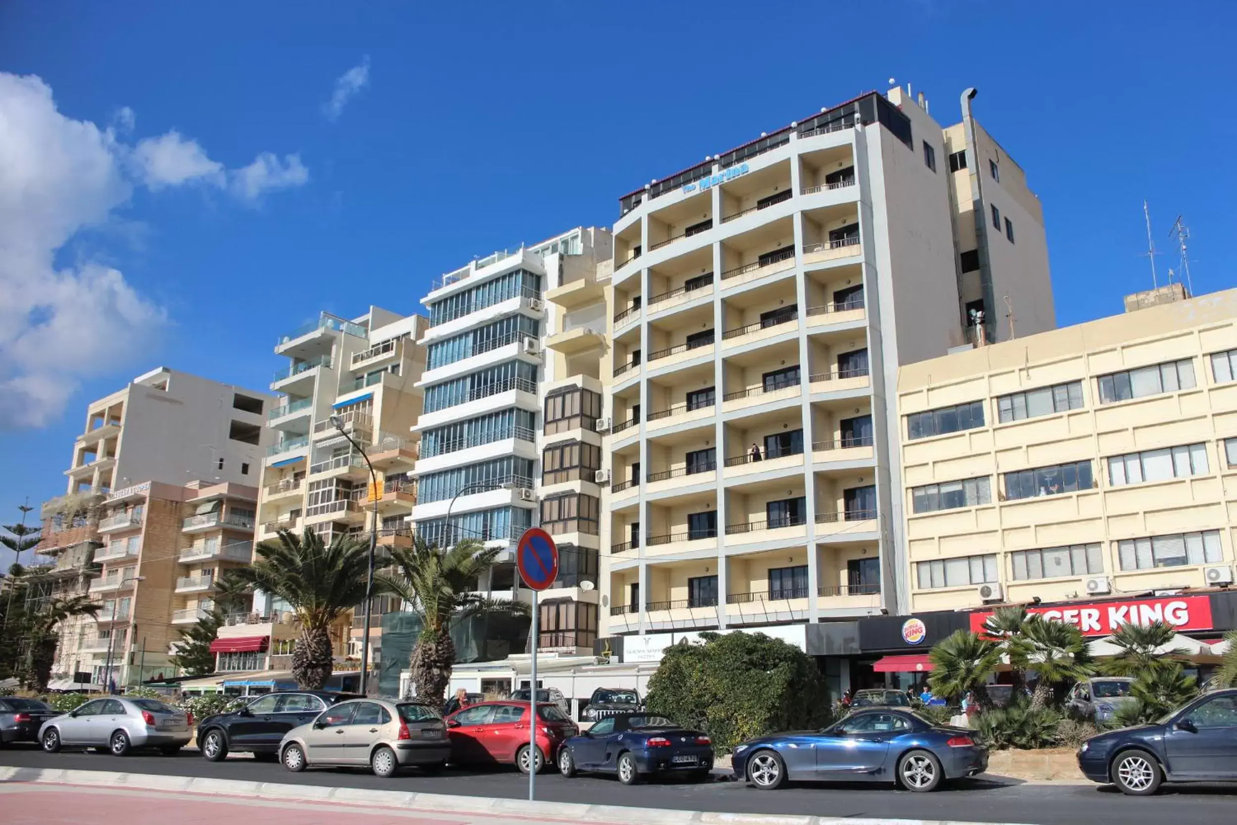 Facade/entrance, Property Building in Sliema Marina Hotel