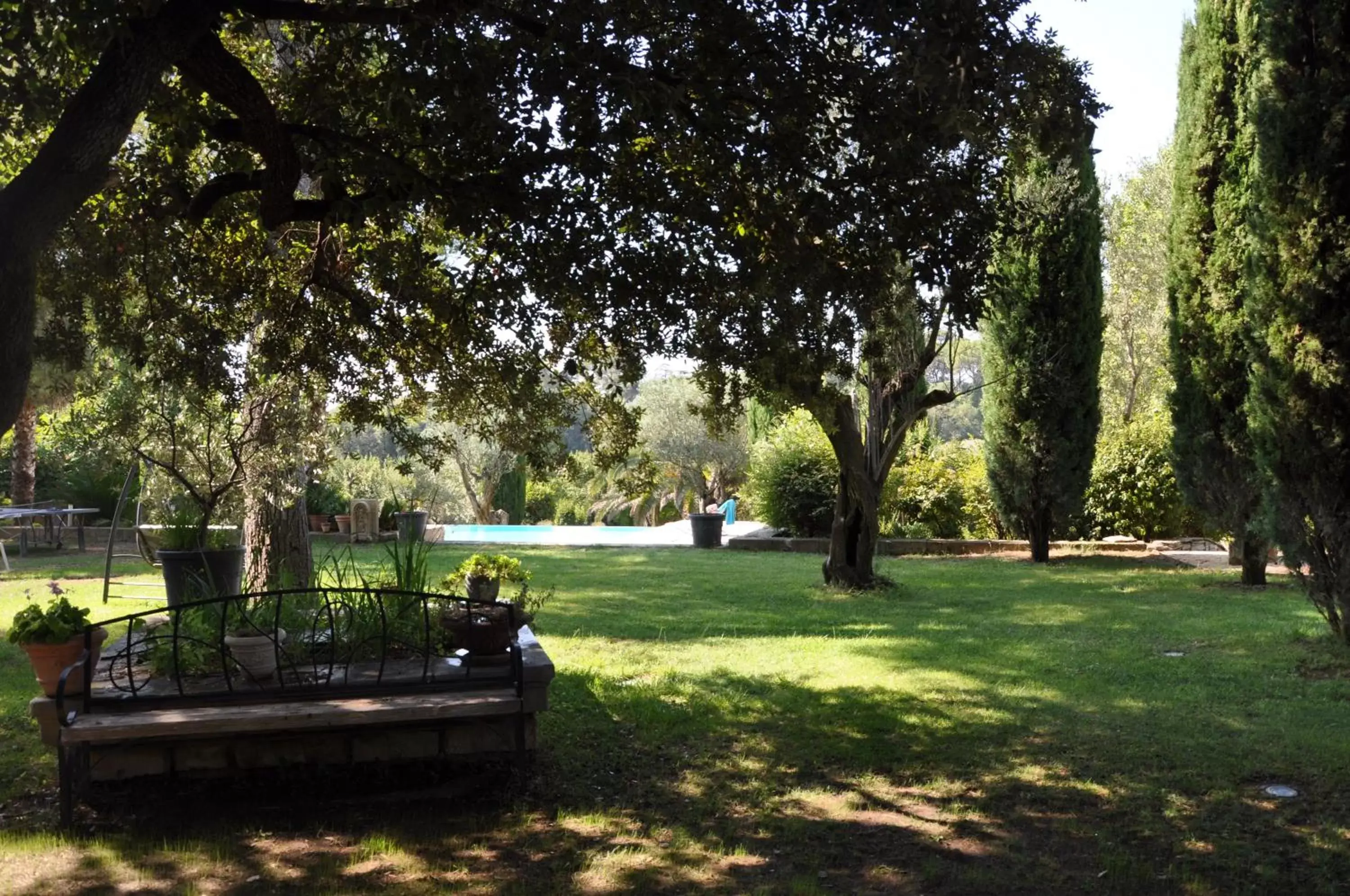 Garden in Chambres d'hôtes sous l'olivier