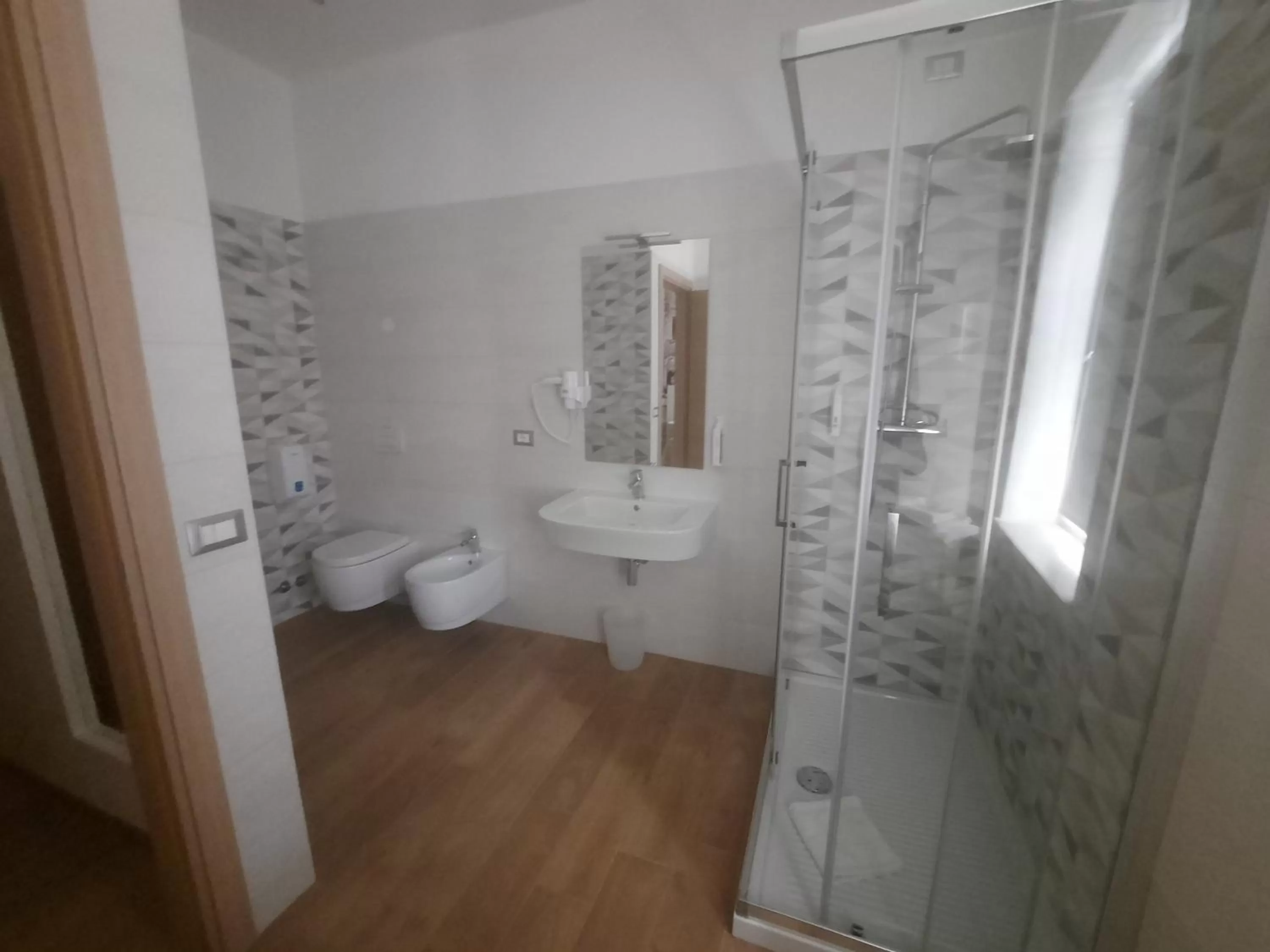 Bathroom in Hotel Porta Rivera