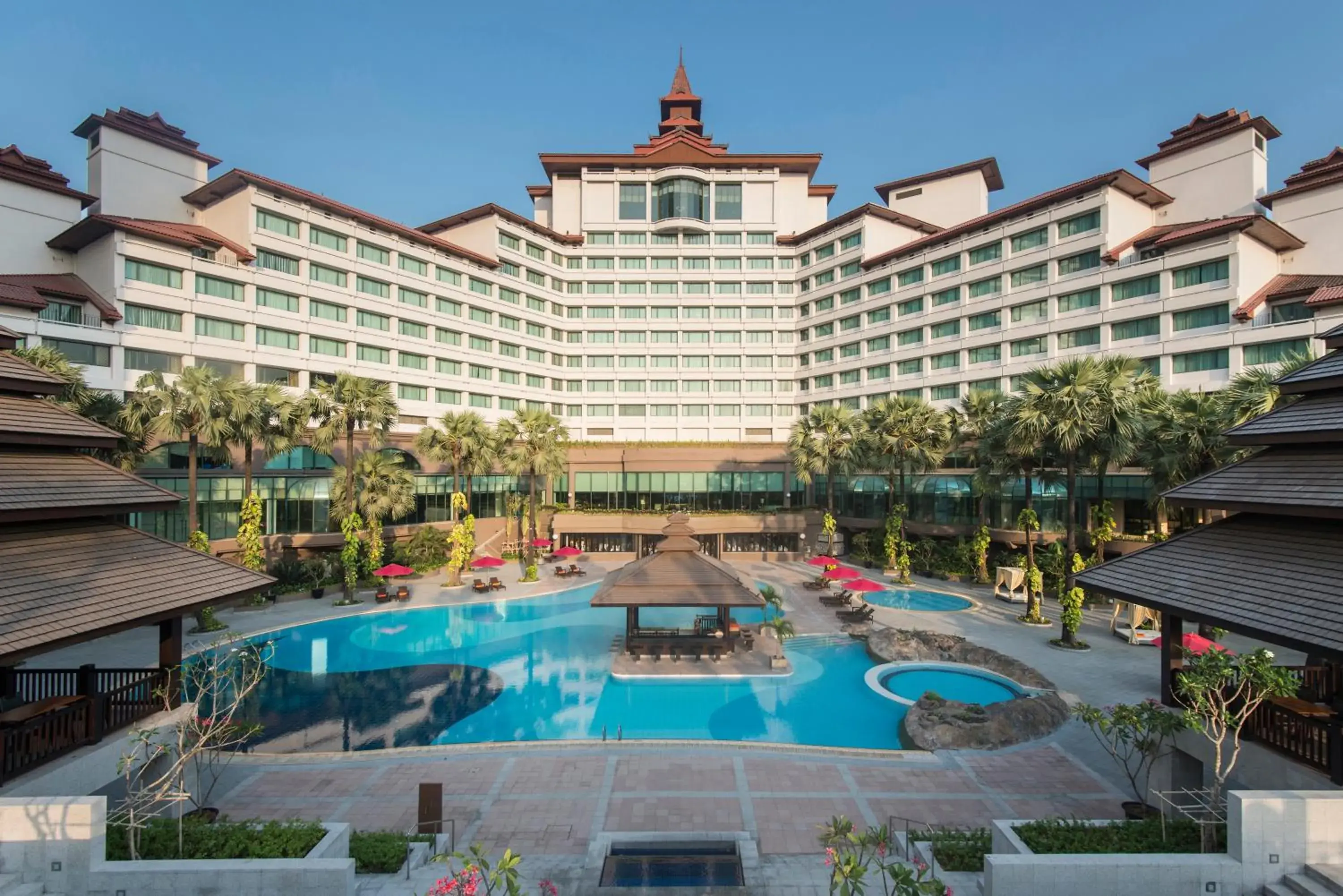 Facade/entrance, Swimming Pool in Sedona Hotel Yangon