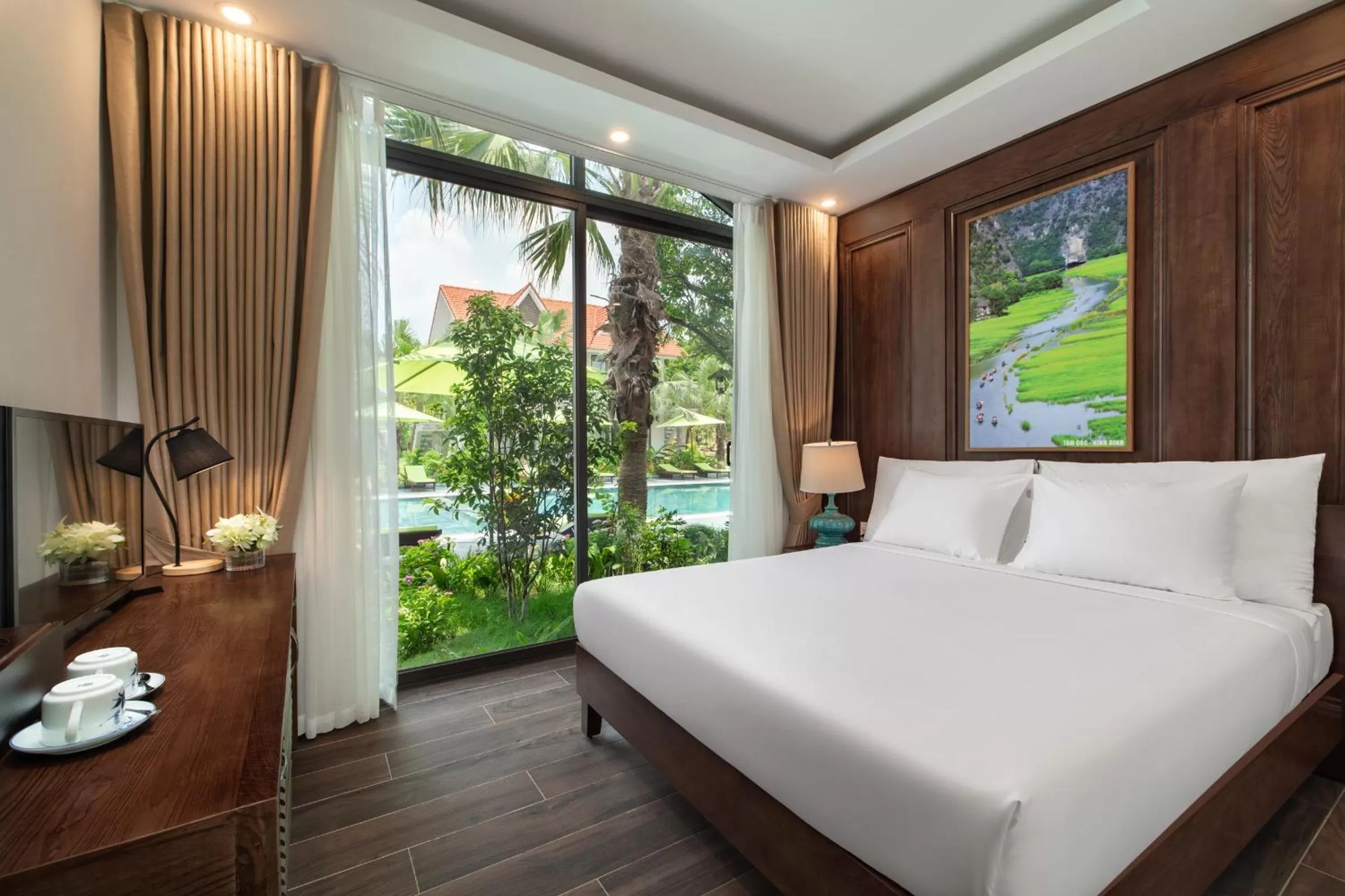 Bedroom, Bed in Bai Dinh Riverside Resort & Spa