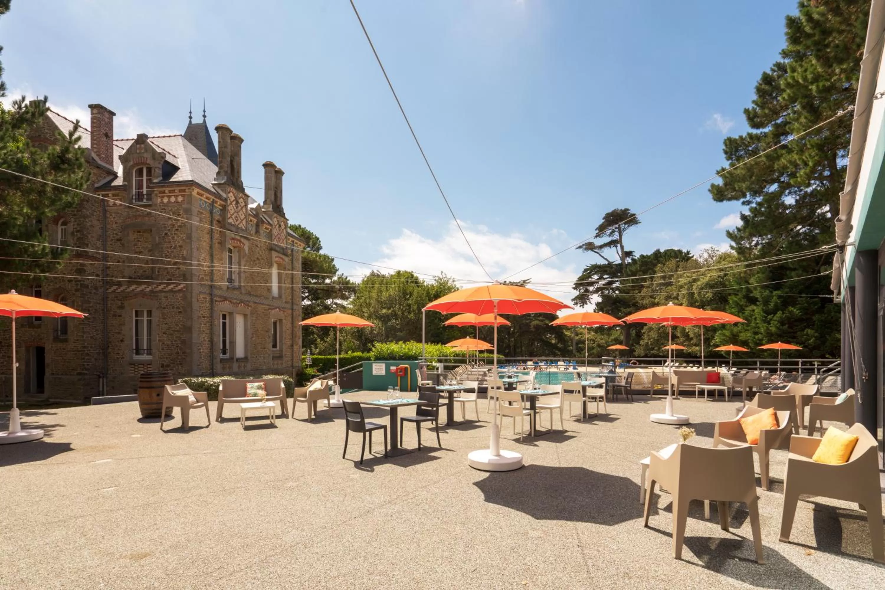 Patio in Hotel Ker Juliette