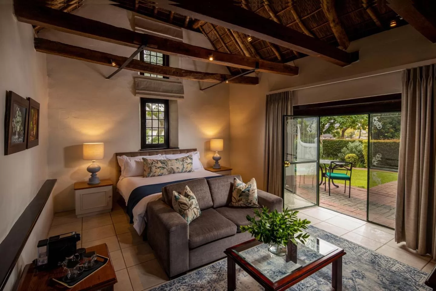 Seating area in Grande Roche Hotel