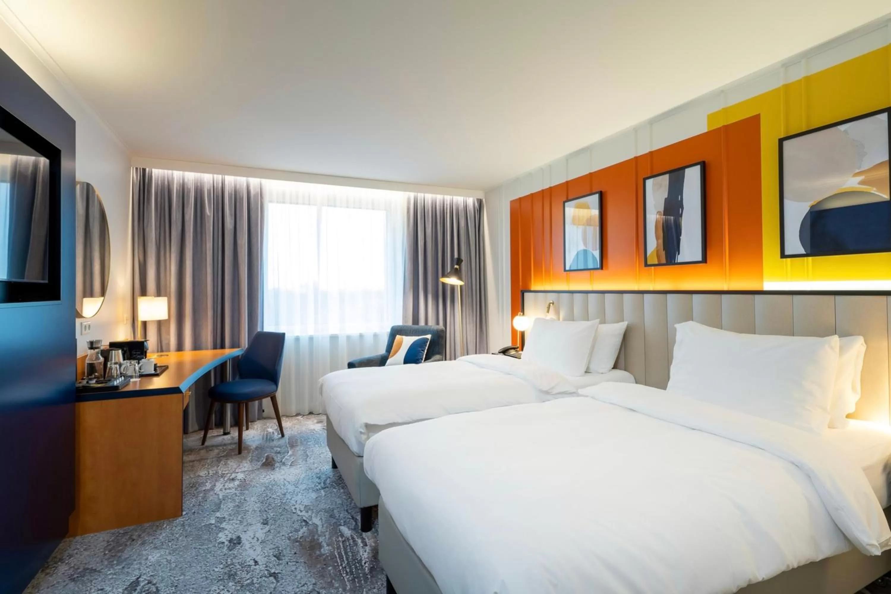 Photo of the whole room, Bed in voco Dusseldorf Seestern by IHG