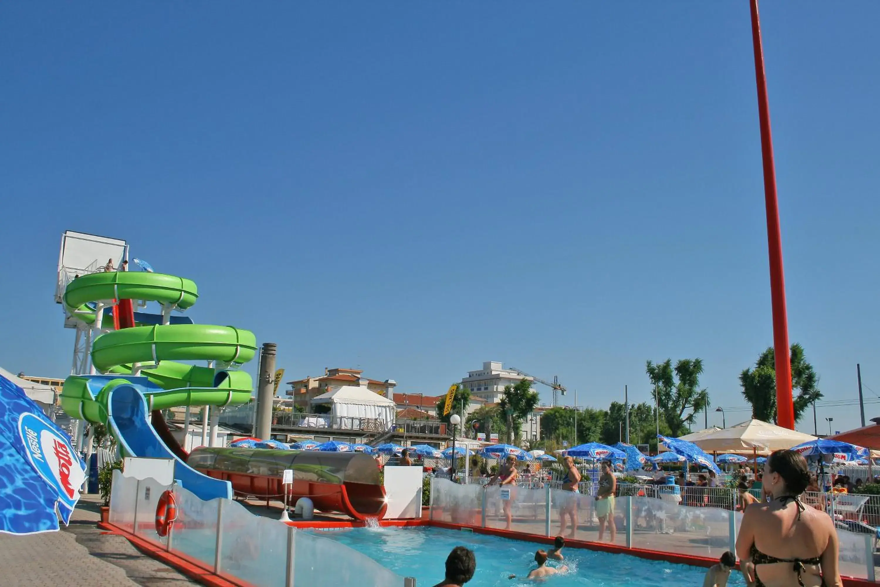Aqua park, Water Park in Hotel Mignon Riccione Fronte Mare