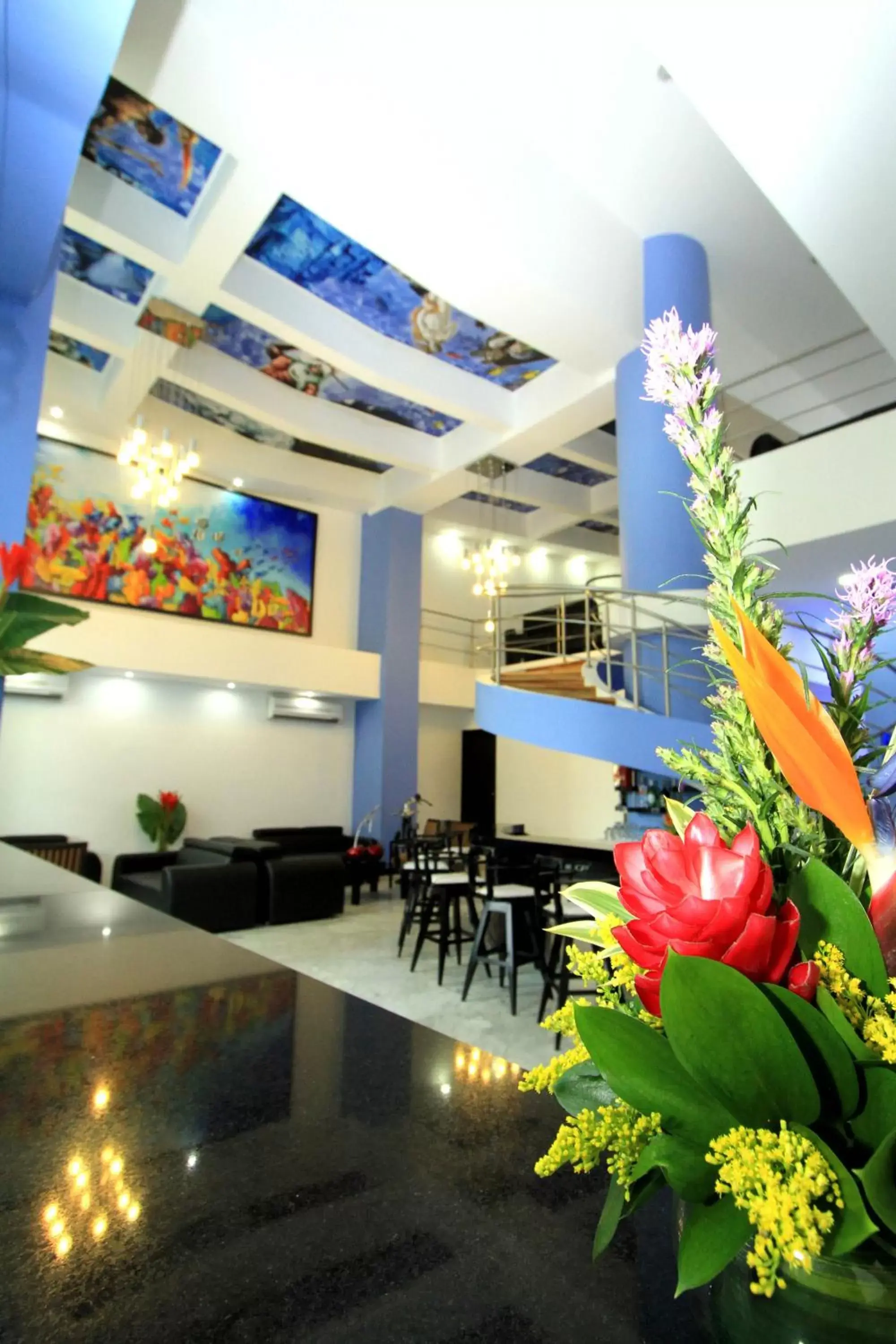 Lobby or reception in Hotel Atlantic Lux