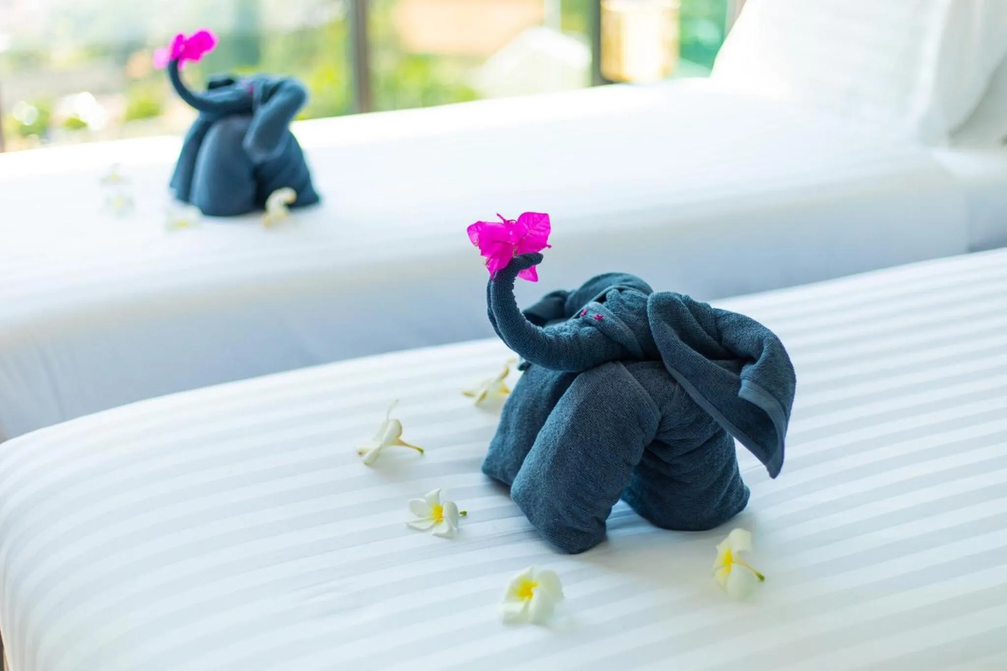 Bedroom, Bed in Baan Saint-Tropez Seaview Villas Kata Beach