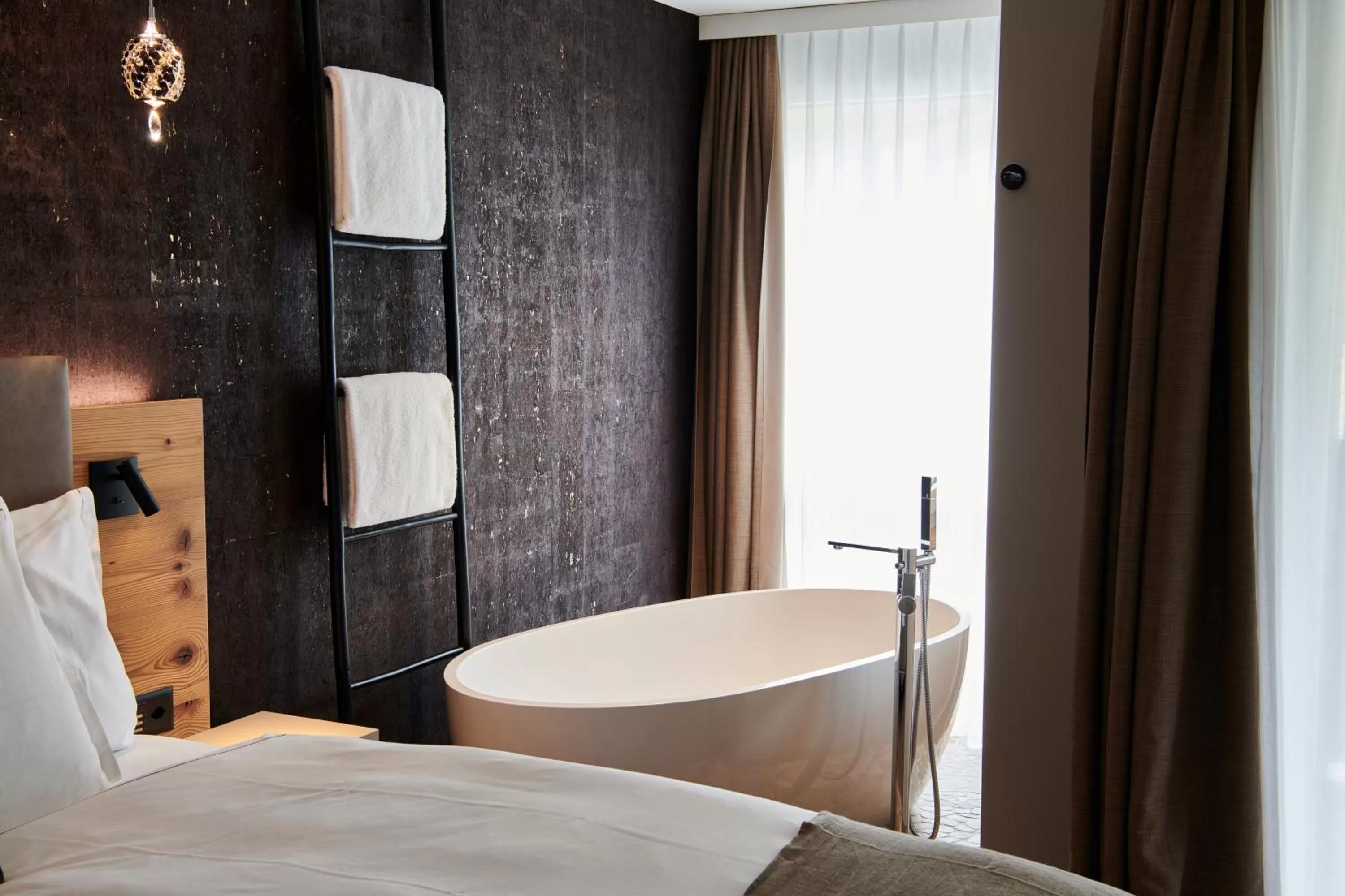 Decorative detail, Bed in Matthiol Boutique Hotel