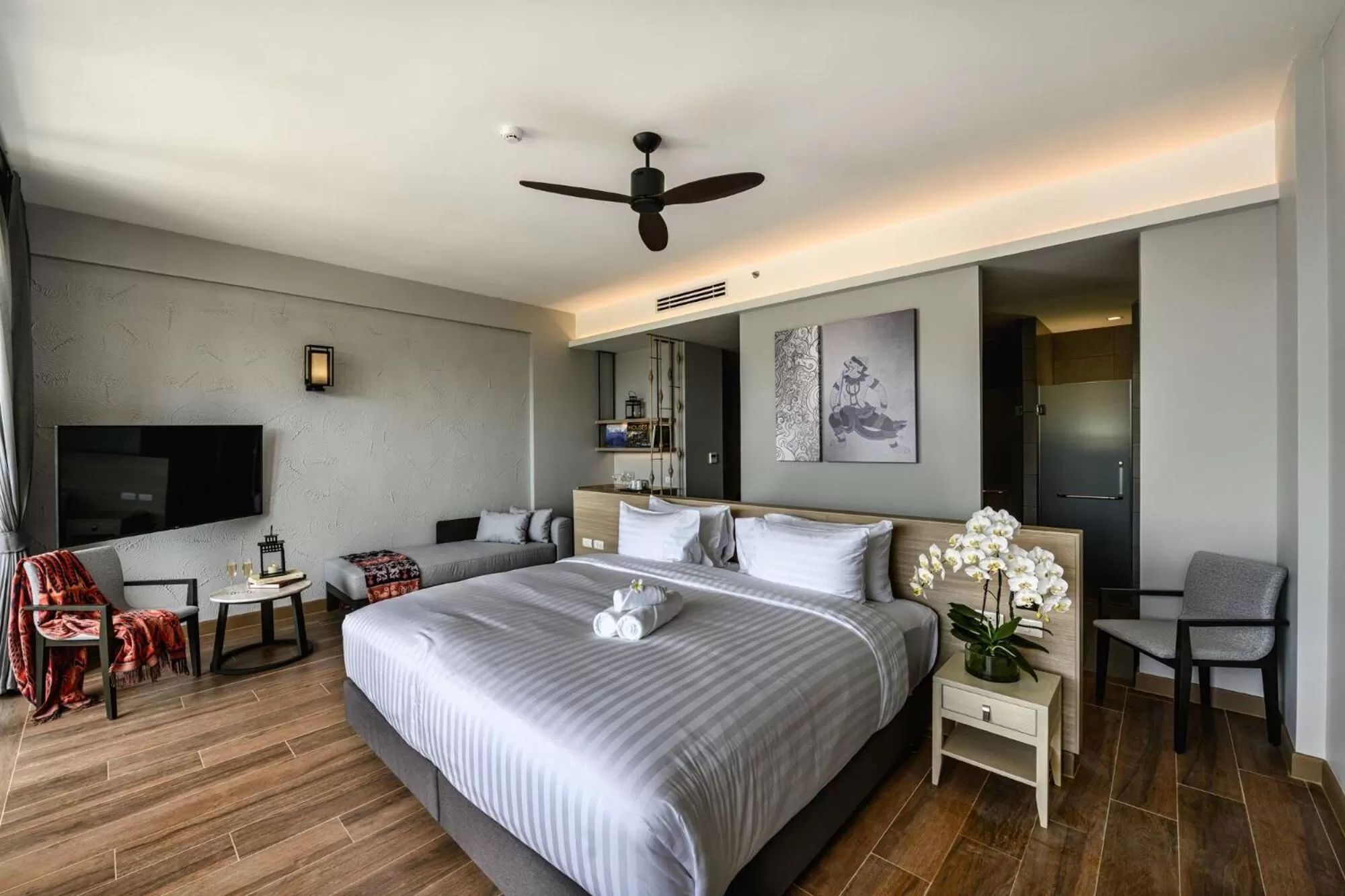 TV and multimedia, Bed in iSanook Resort & Suites Hua Hin