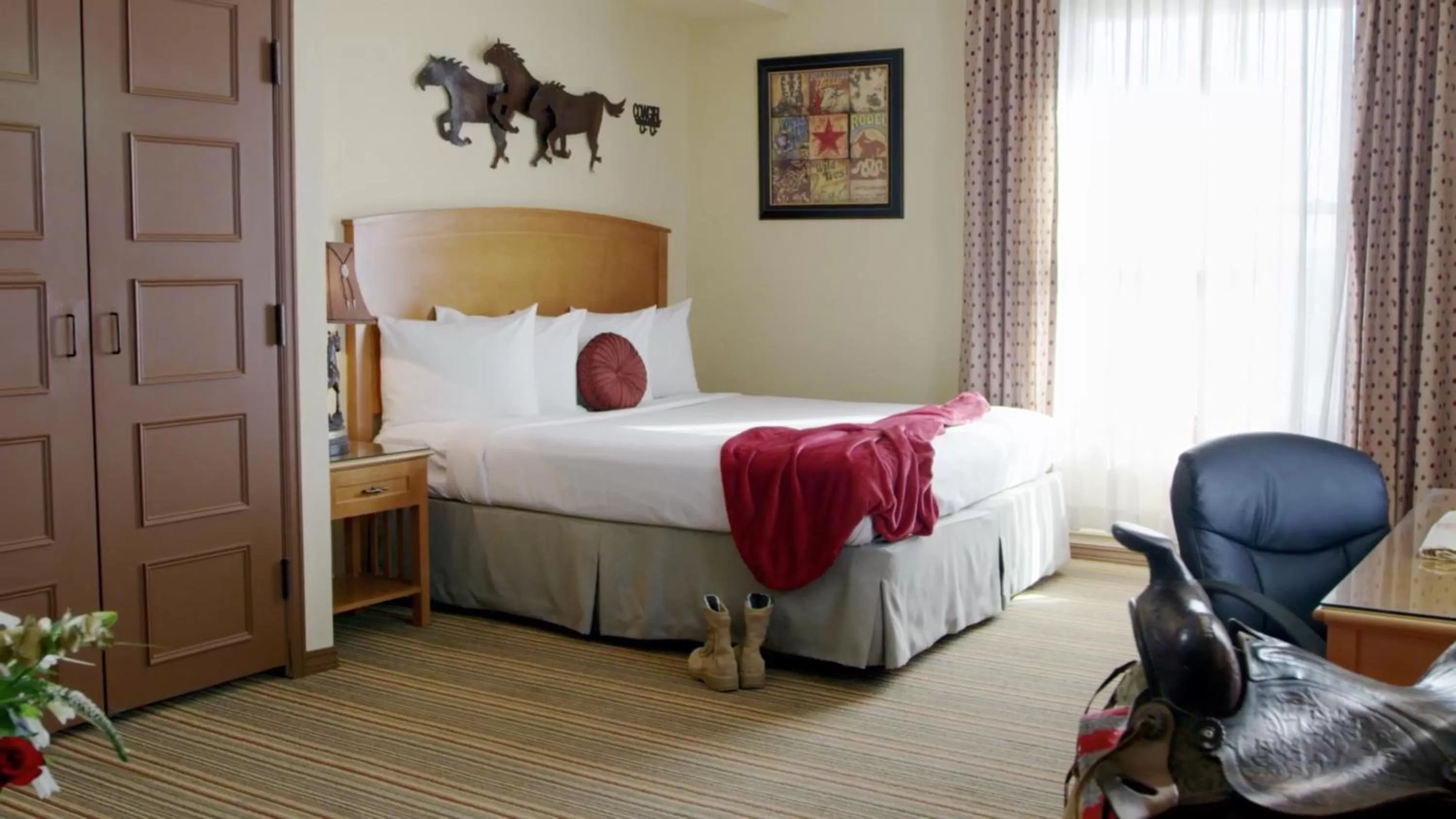 Bed in Historic Plains Hotel