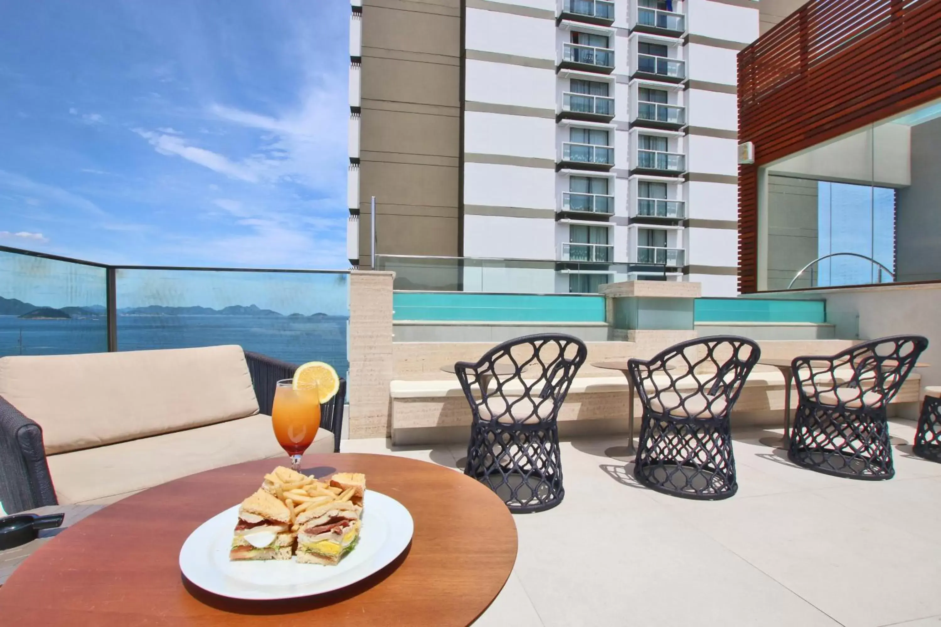 Balcony/Terrace in Ritz Copacabana Boutique Hotel