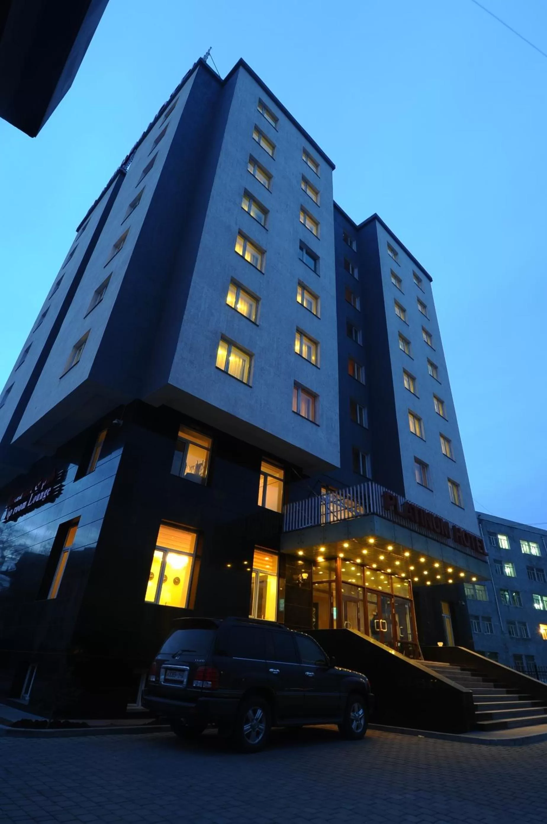 Facade/entrance, Property Building in Platinum Hotel Ulaanbaatar