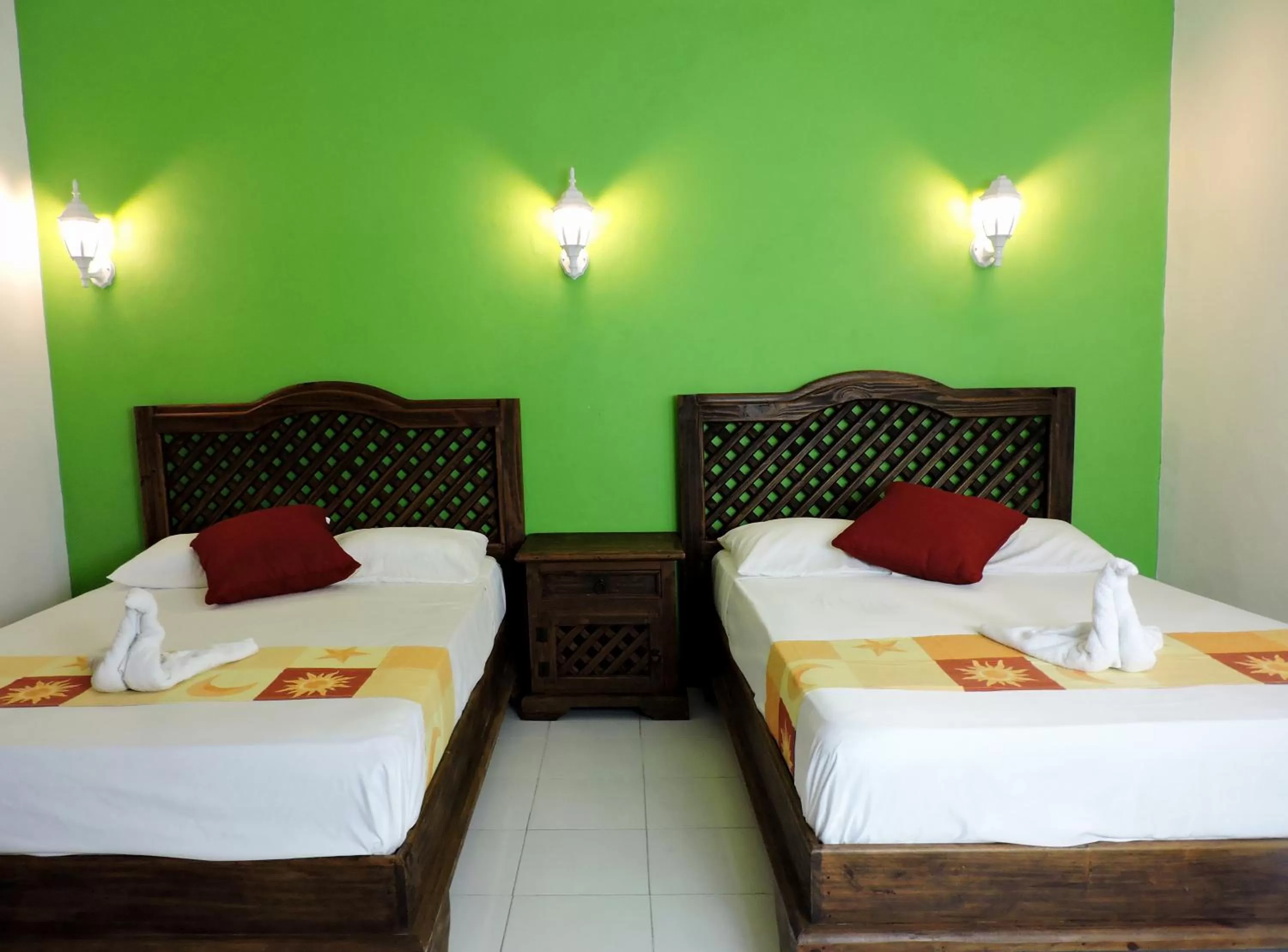 Bed in Hotel Valladolid