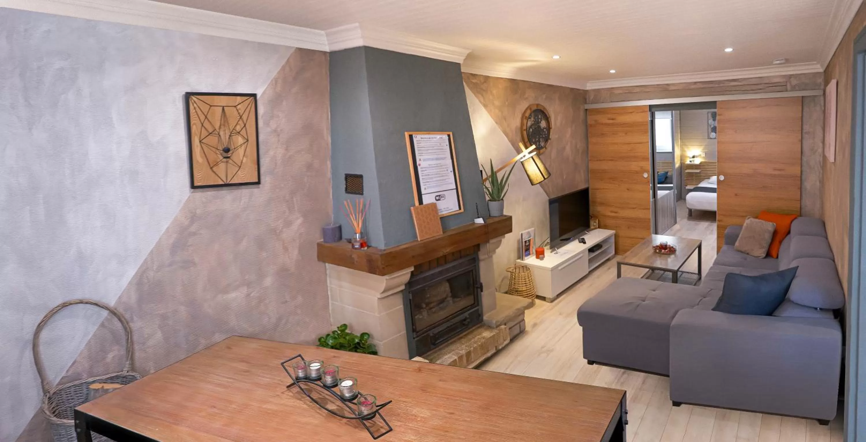 Living room, Seating Area in Chambre d'hôte et gîte chez Thomas et John