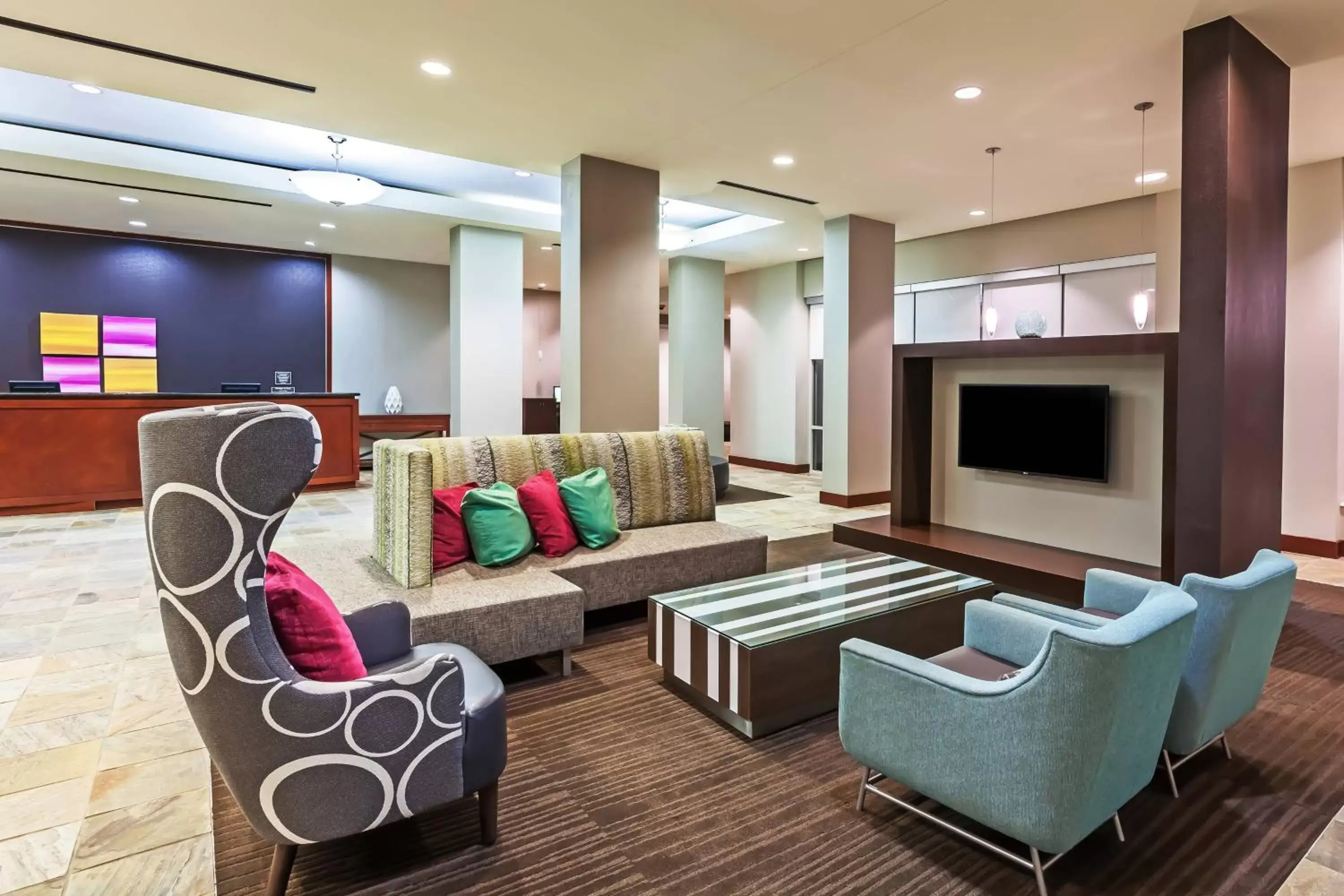 Lobby or reception, Lounge/Bar in Residence Inn Houston West Energy Corridor