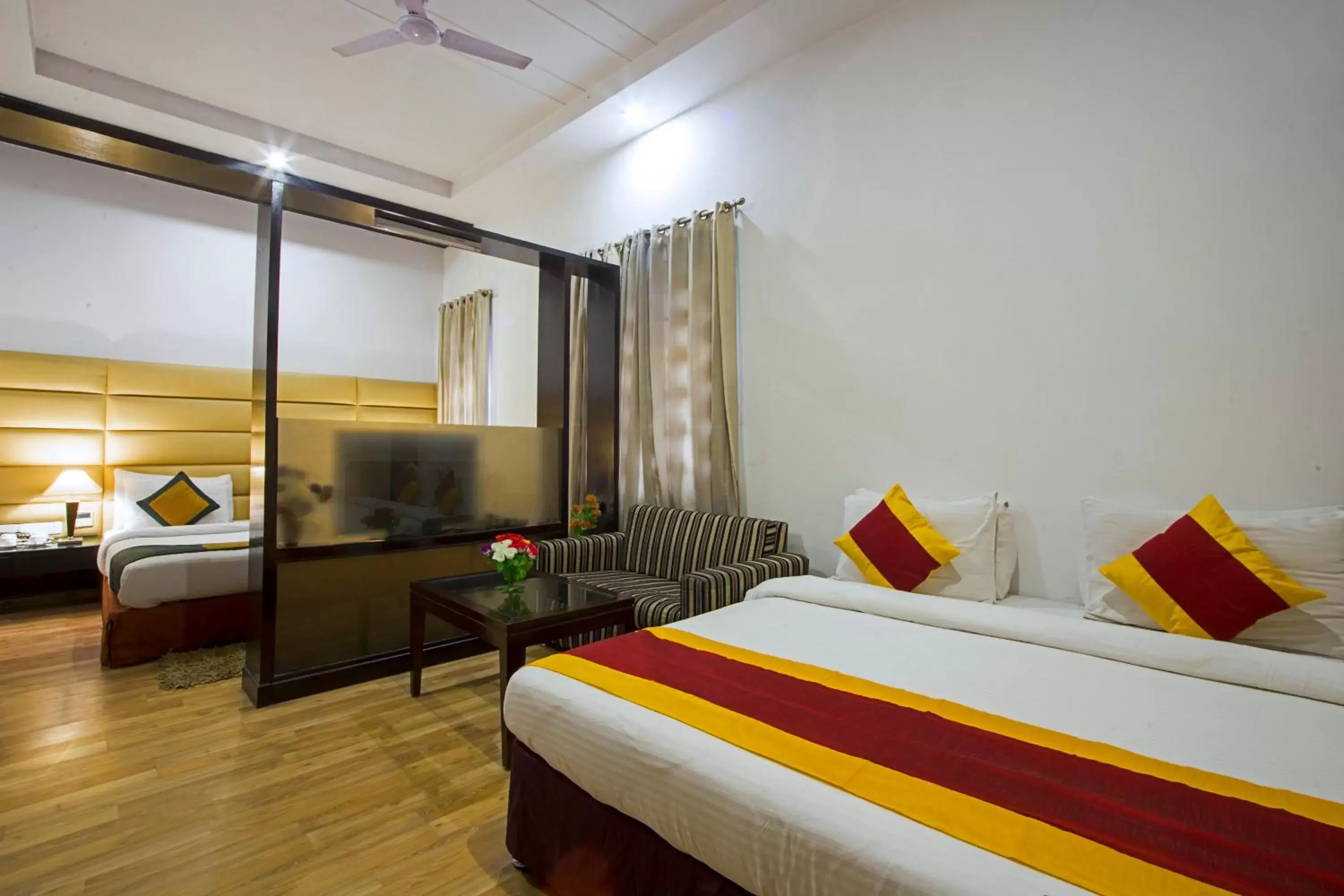 Bed in Hotel Krishna - By RCG Hotels
