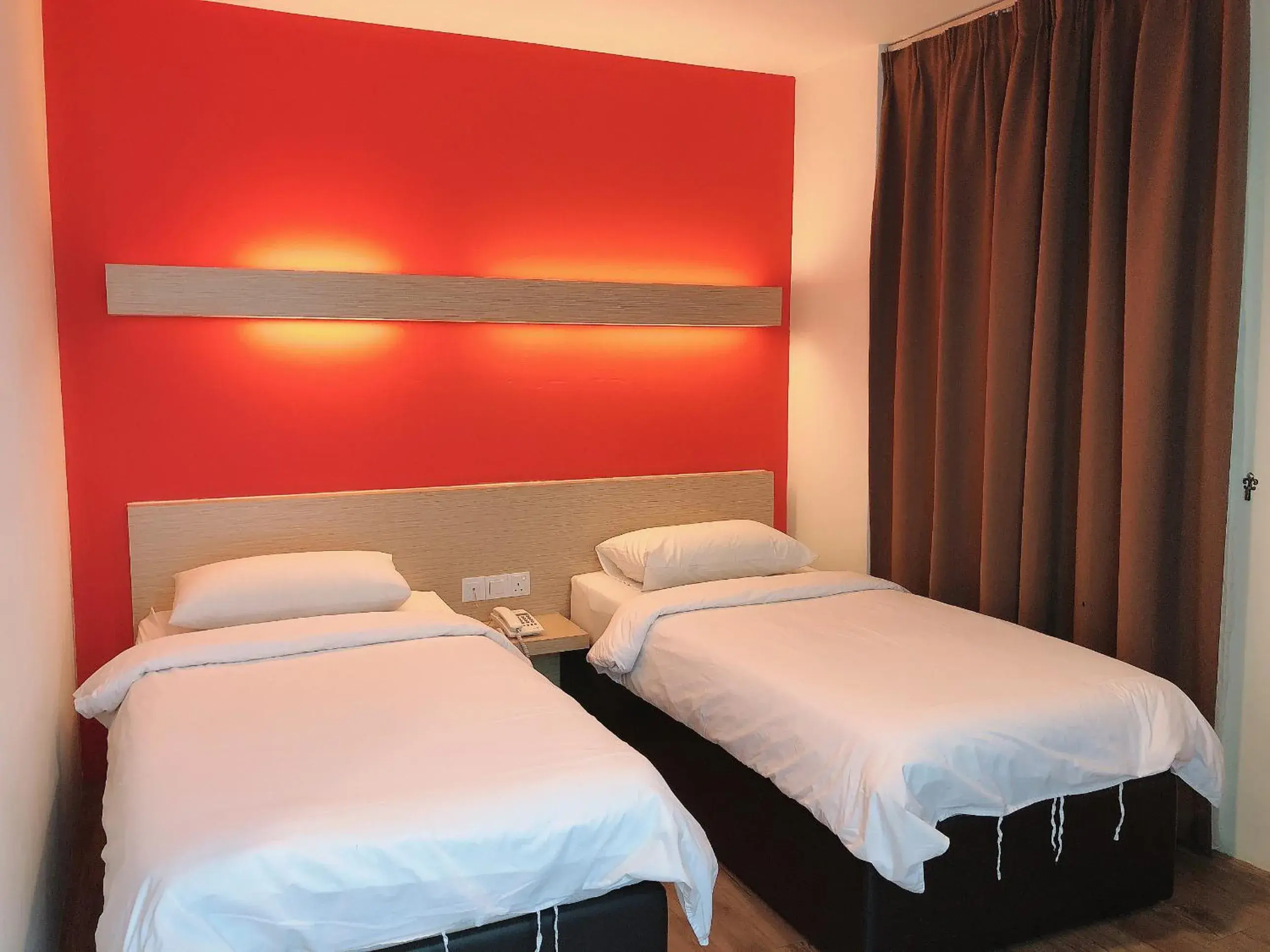 Bed in Tras Mutiara Hotel Bentong Bed in Tras Mutiara Hotel Bentong