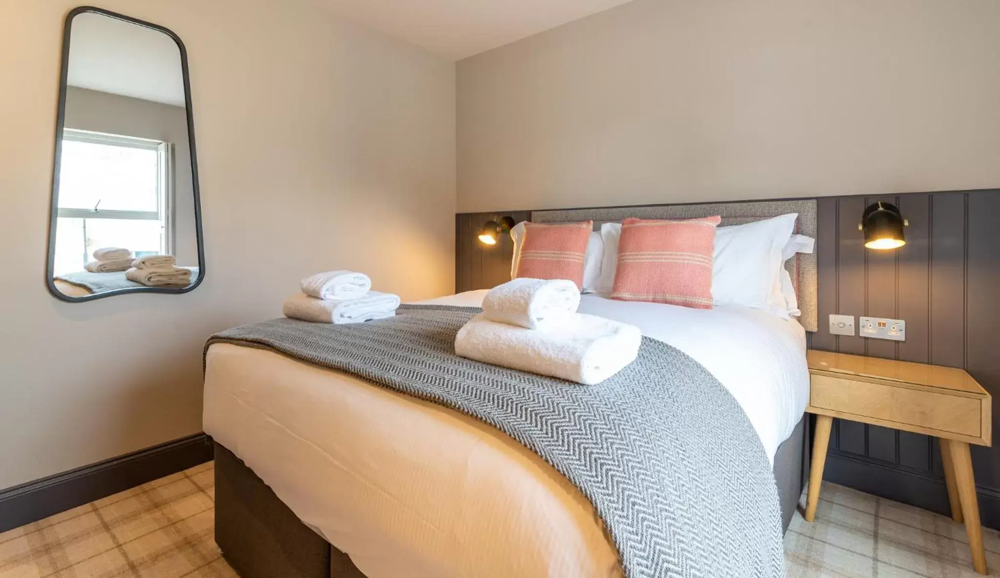 Bedroom, Bed in The Lawrance Luxury Aparthotel - Harrogate
