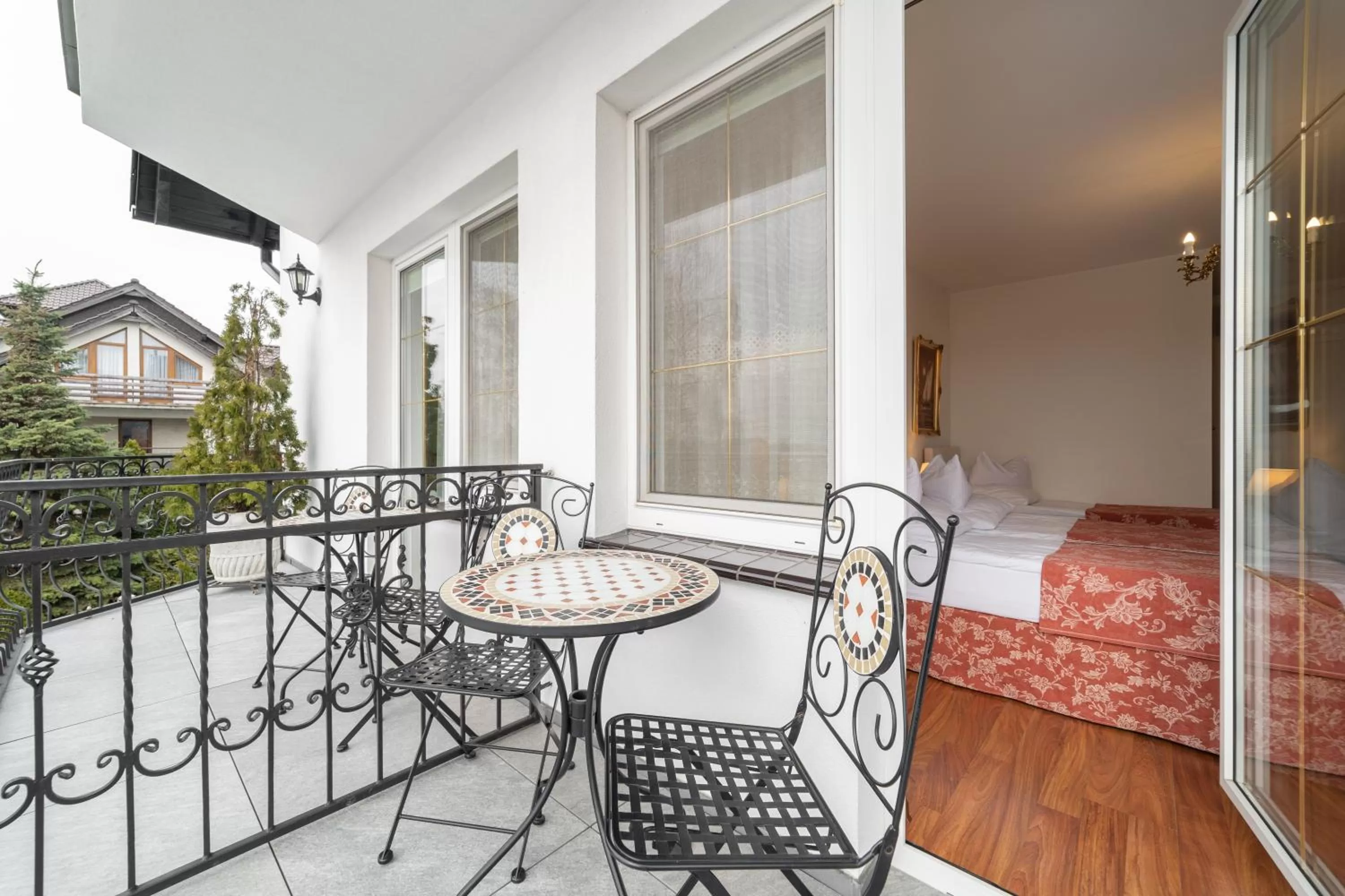 Balcony/Terrace in Pensjonat & Restauracja Admirał