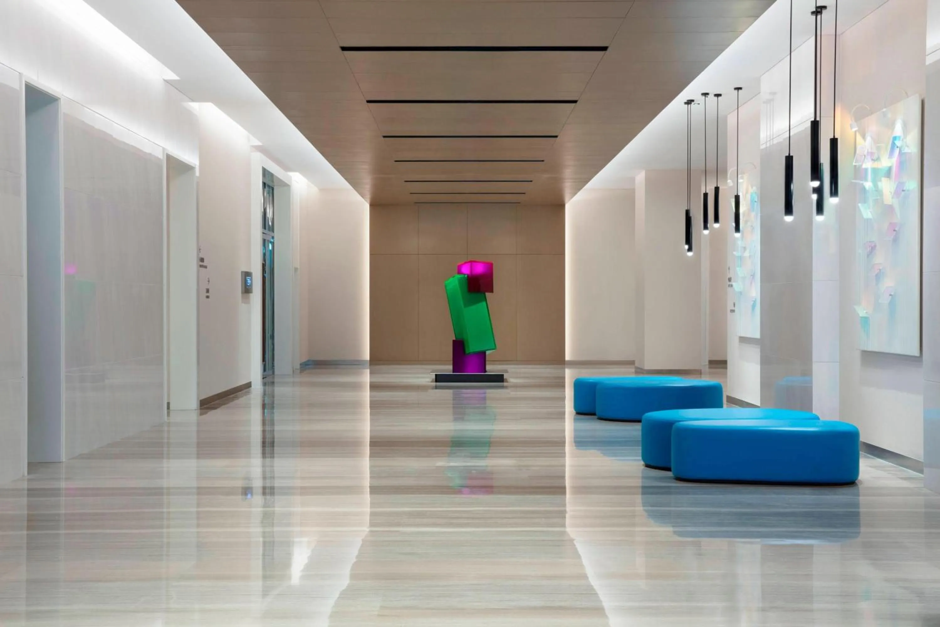 Lobby or reception in Courtyard by Marriott Shanghai Minhang