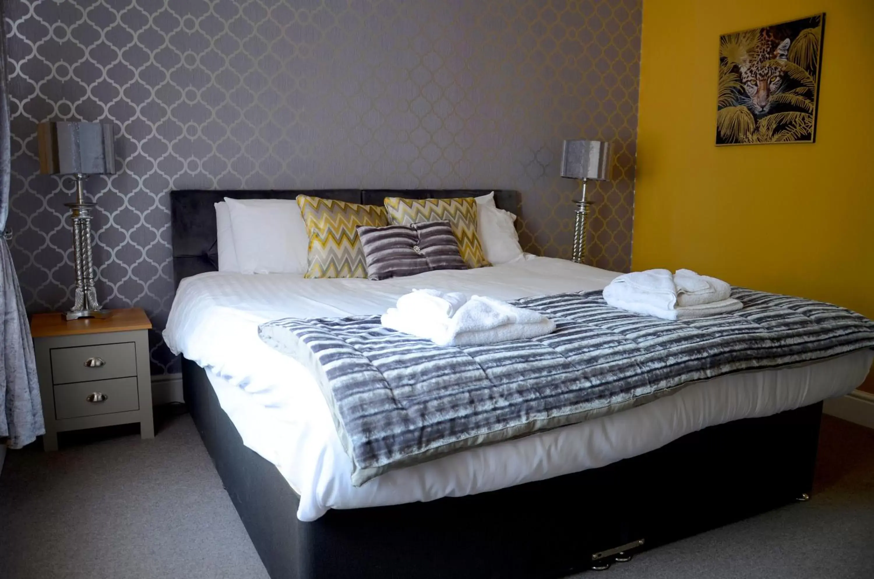 Bed in The Lemonfield Hotel