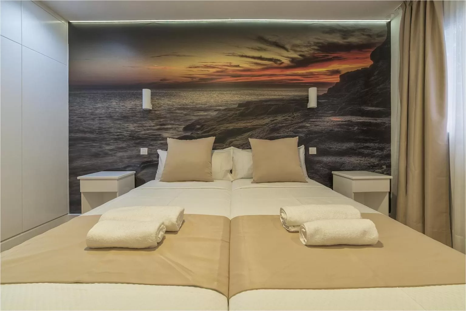 Bed in Hotel Ciudad del Mar