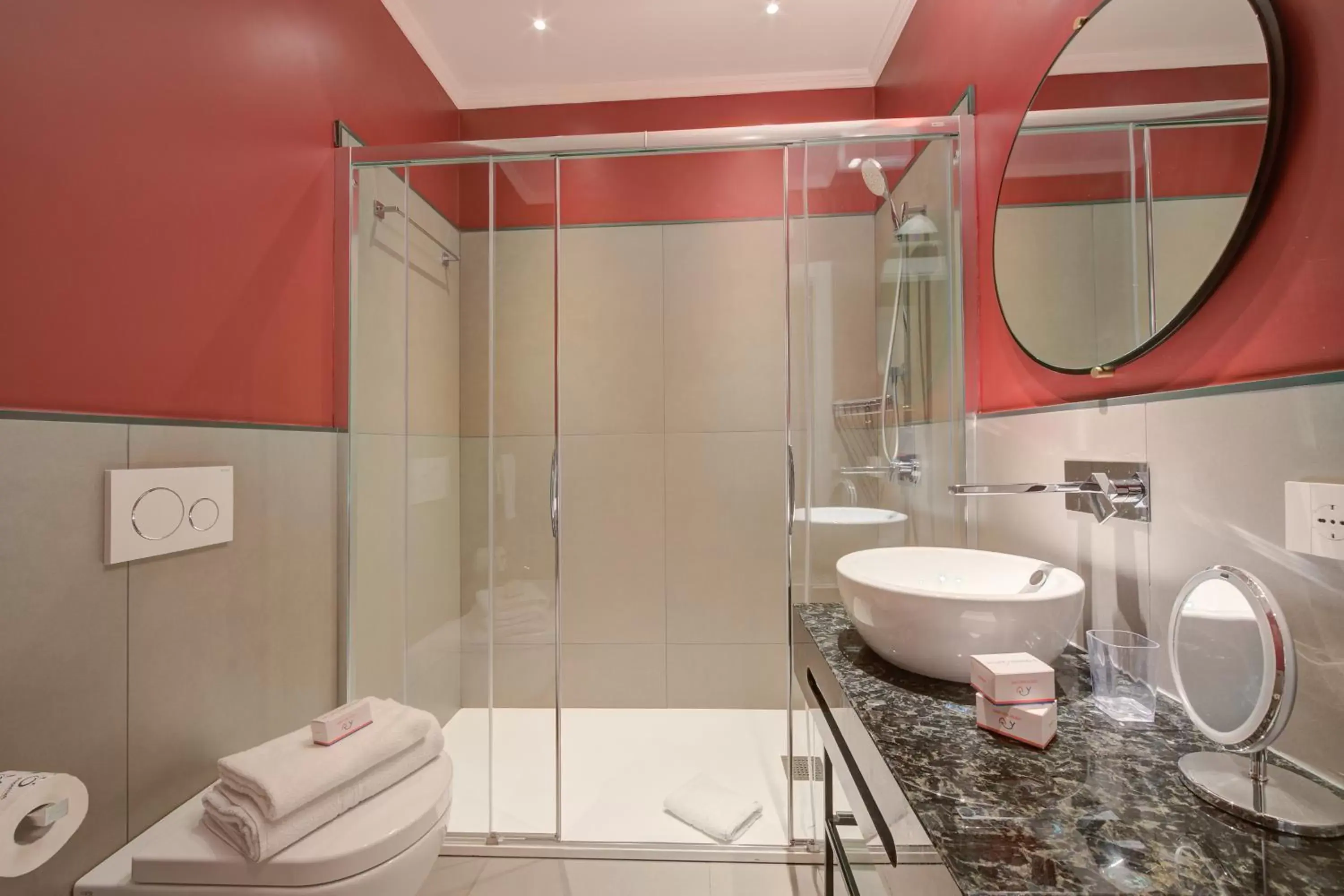 Bathroom in Boutique Central Apartments- Happy Rentals