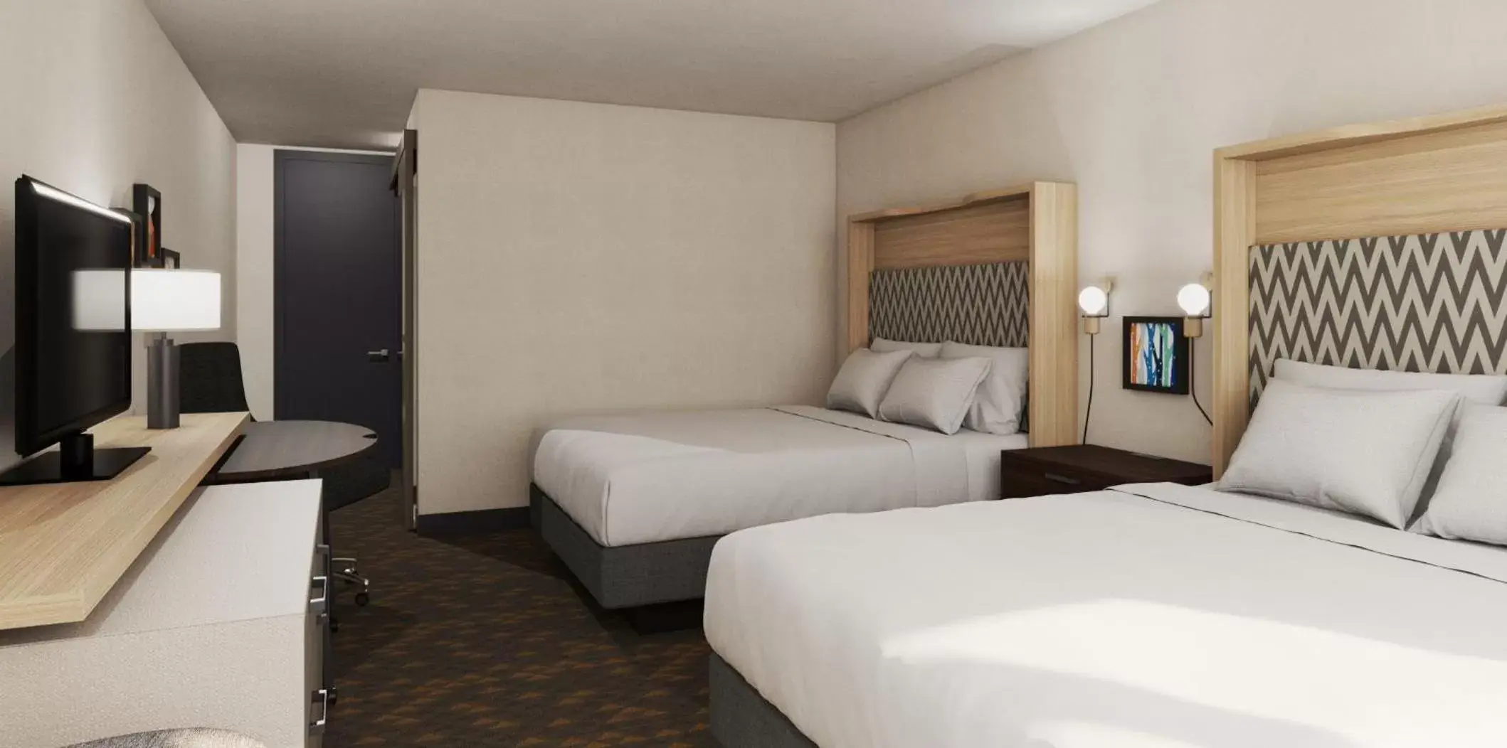 Photo of the whole room, Bed in Holiday Inn Chicago Midway Airport S, an IHG hotel