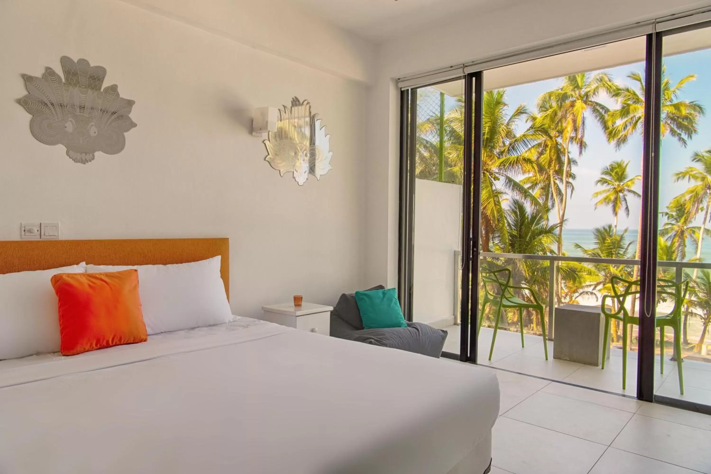 Bed in Hotel J Ambalangoda Bed in Hotel J Ambalangoda