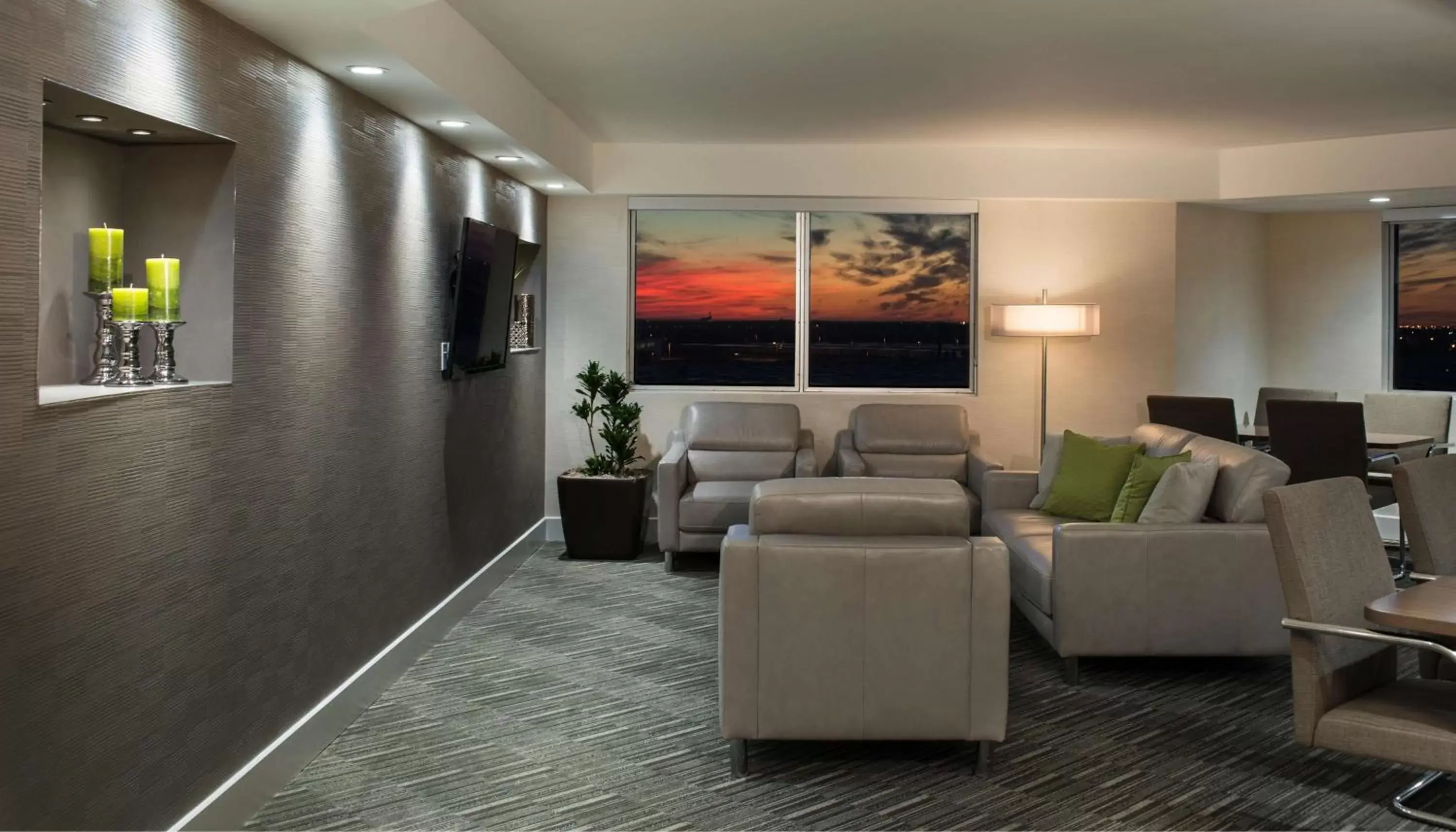 Property building, Seating Area in Hilton Winnipeg Airport Suites