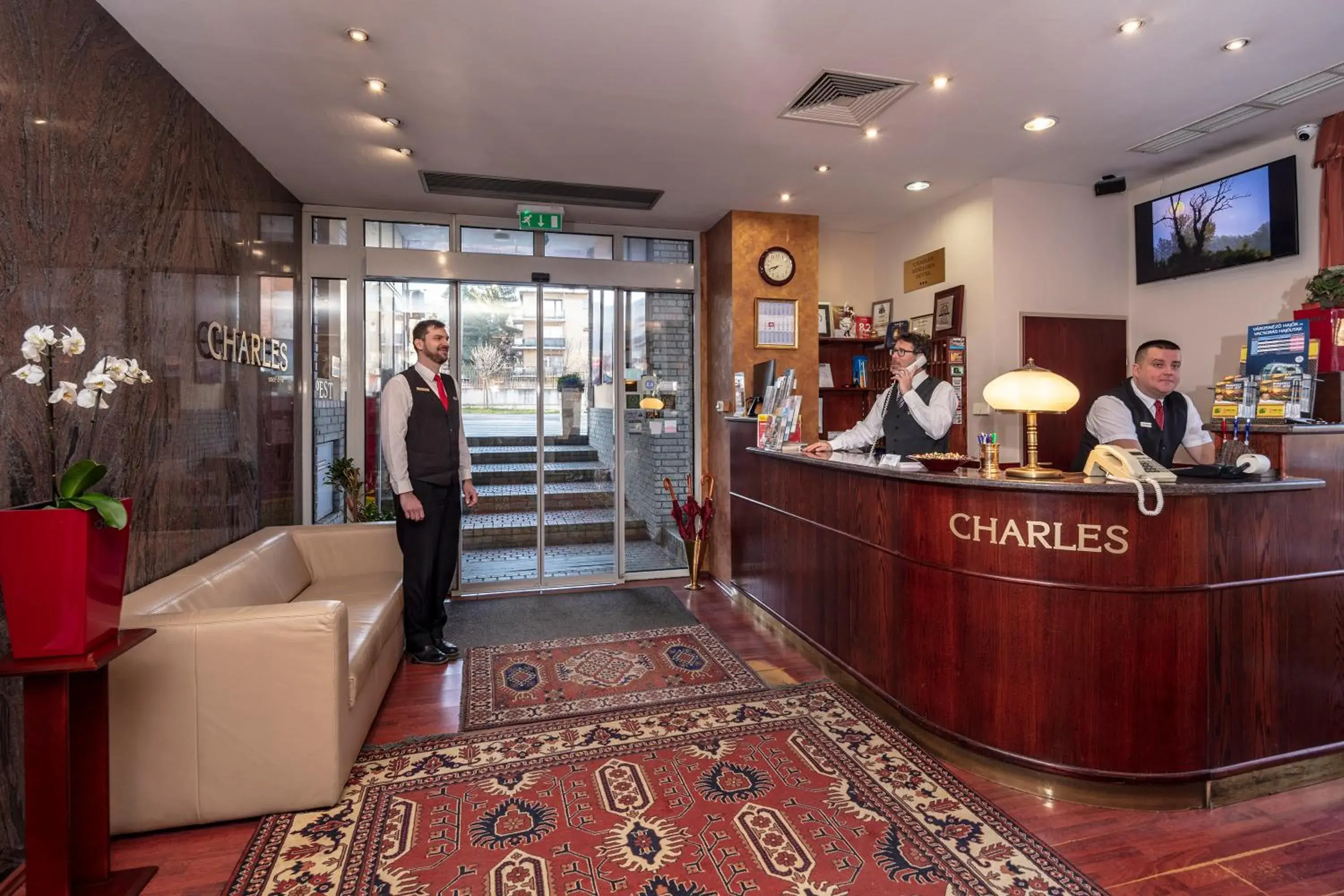 Staff, Lobby/Reception in Hotel Charles