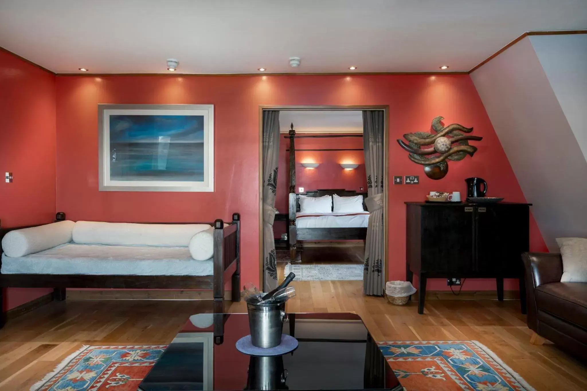 Living room, Bed in Amsterdam Hotel Brighton Seafront Living room, Bed in Amsterdam Hotel Brighton Seafront