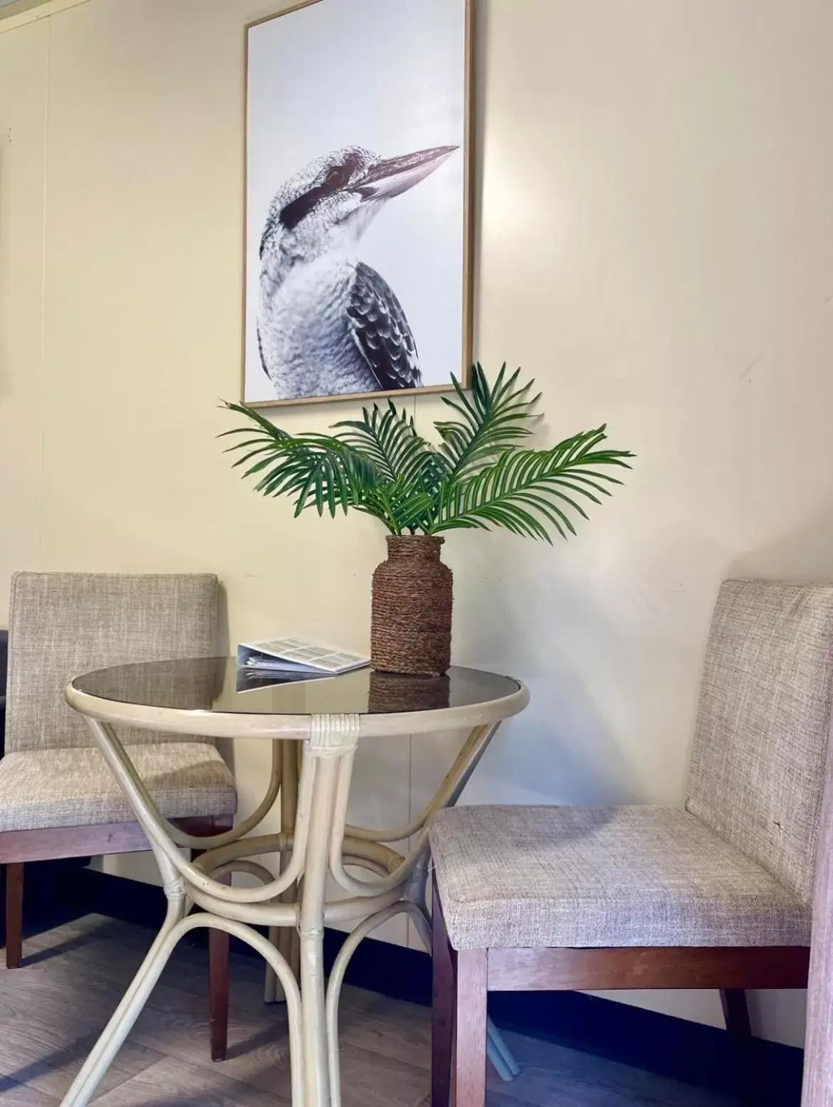 Seating Area in Esk Caravan Park & Rail Trail Motel