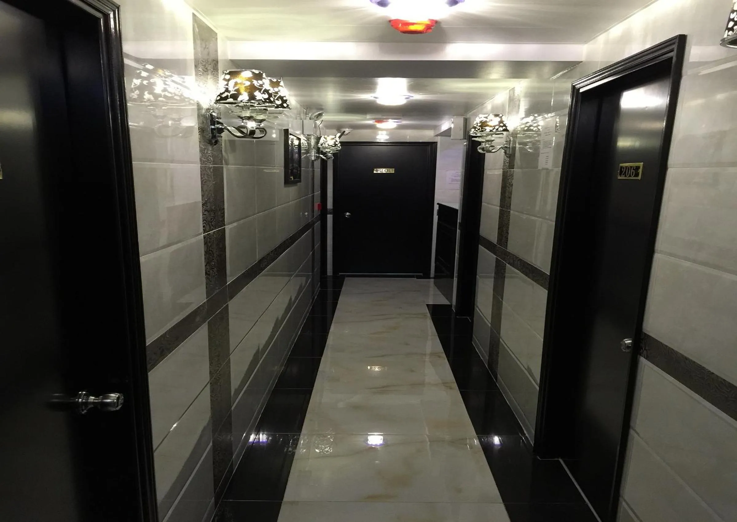 Decorative detail in Hostel Venus