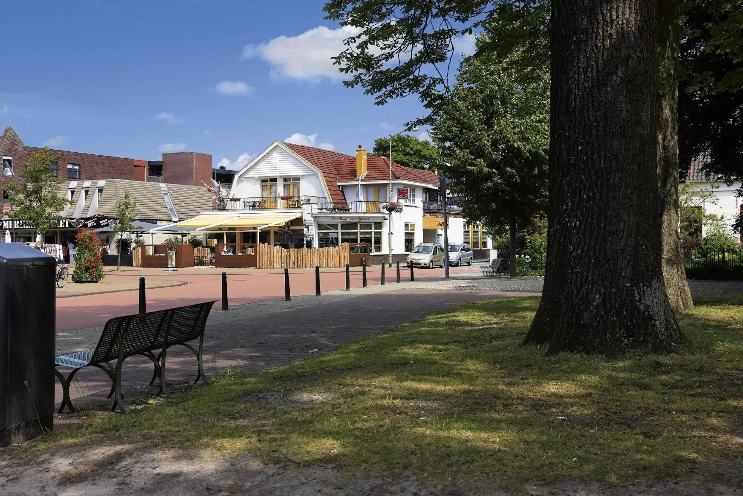 View (from property/room), Property Building in Hotel Het Wapen van Drenthe