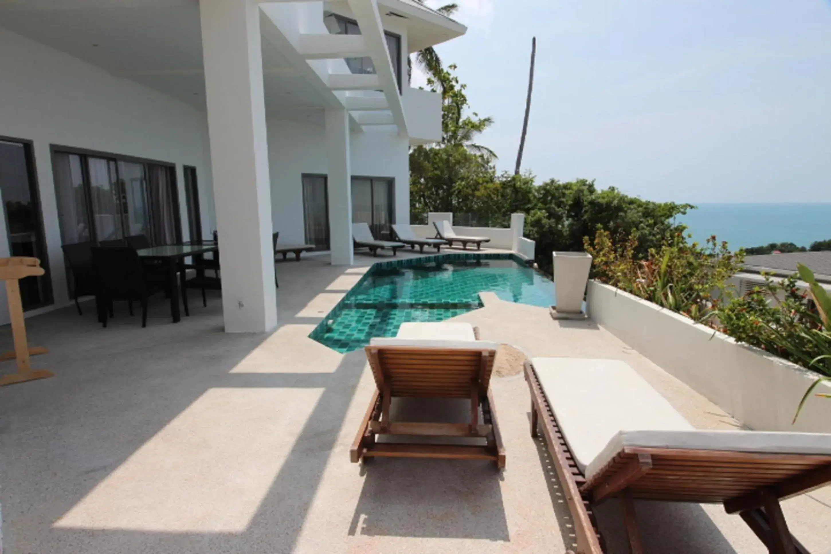 Pool view, Swimming Pool in Tropical Sea View Residence