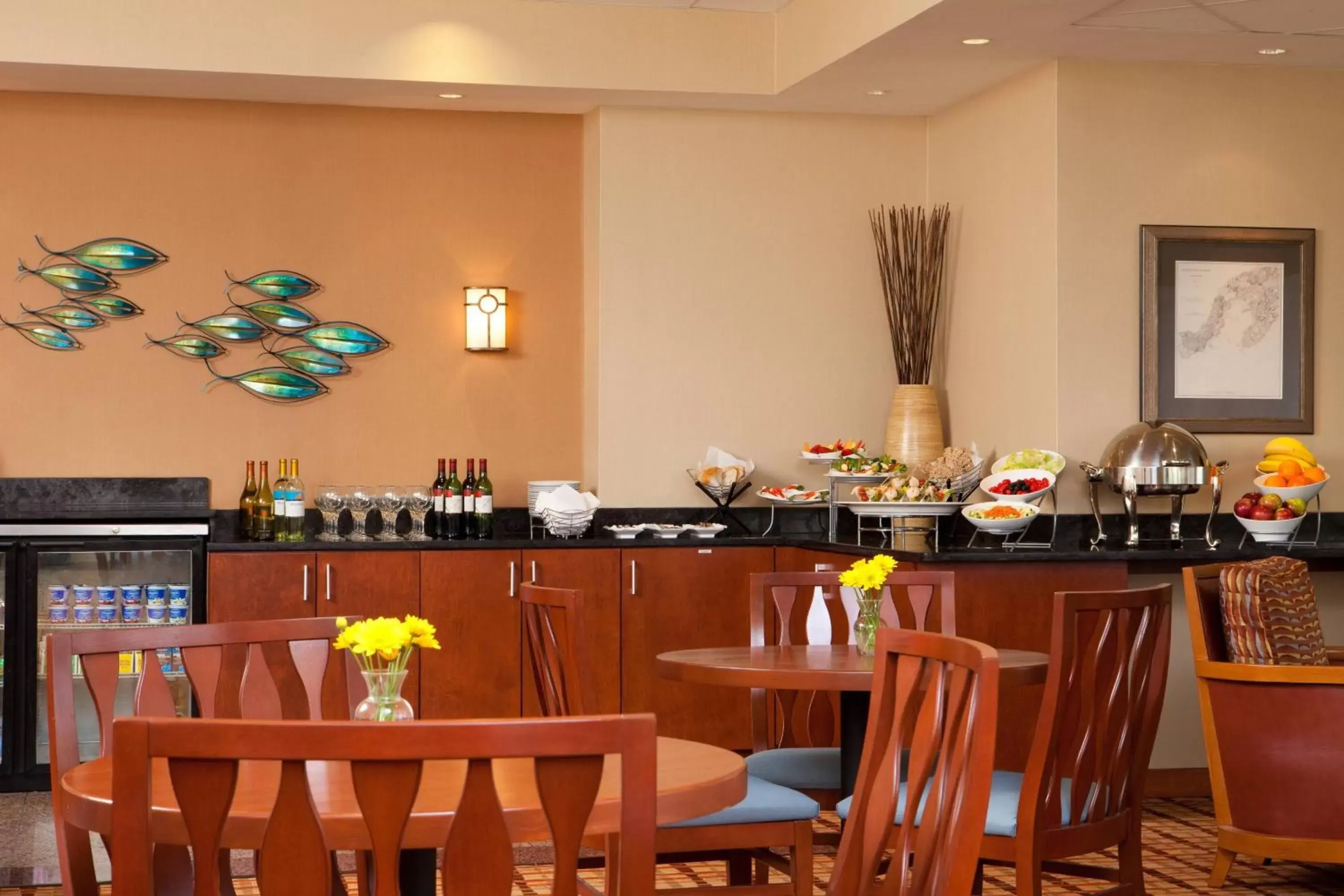 Lounge or bar, Restaurant/Places to Eat in Boston Marriott Peabody