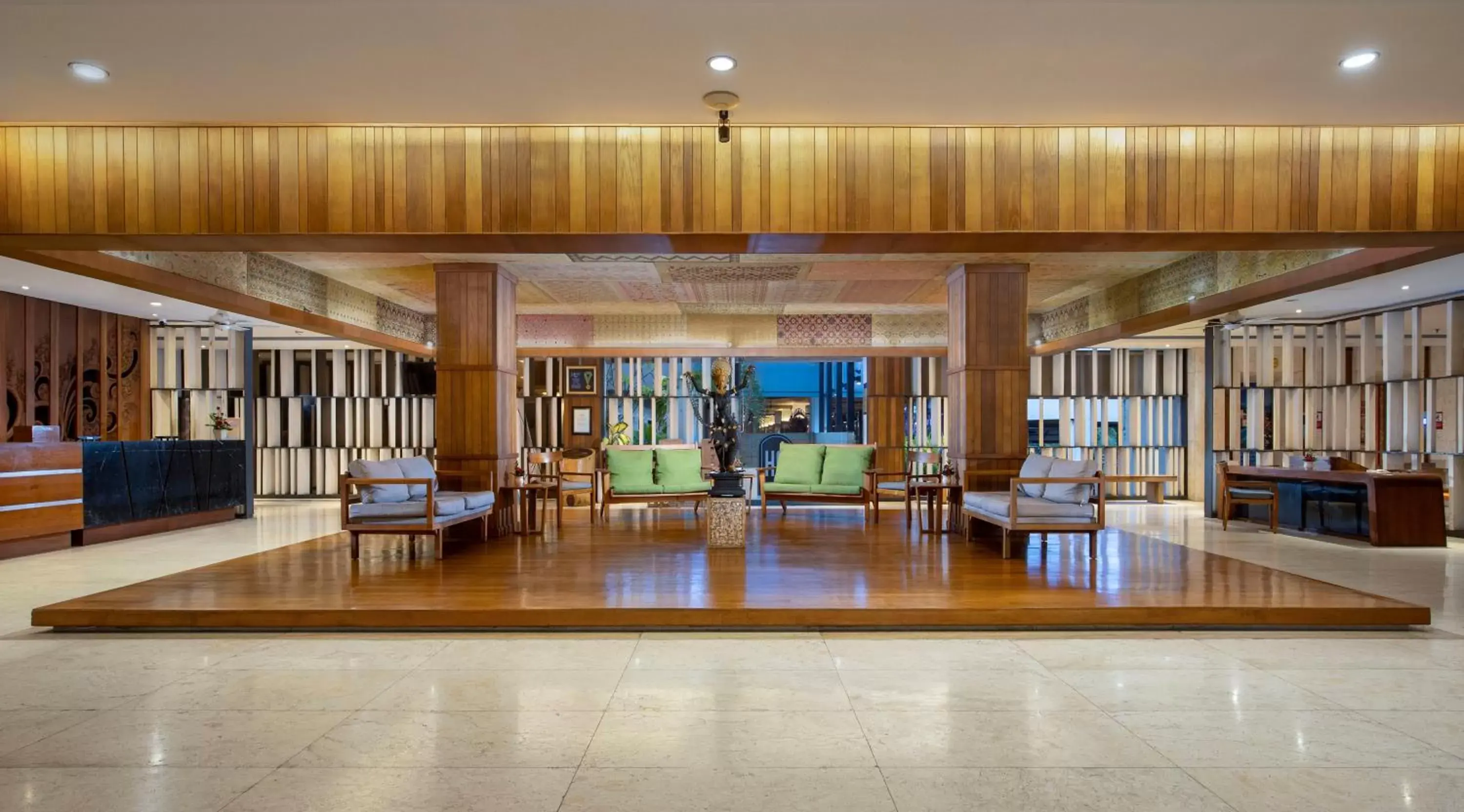 Lobby or reception in Grand Inna Kuta