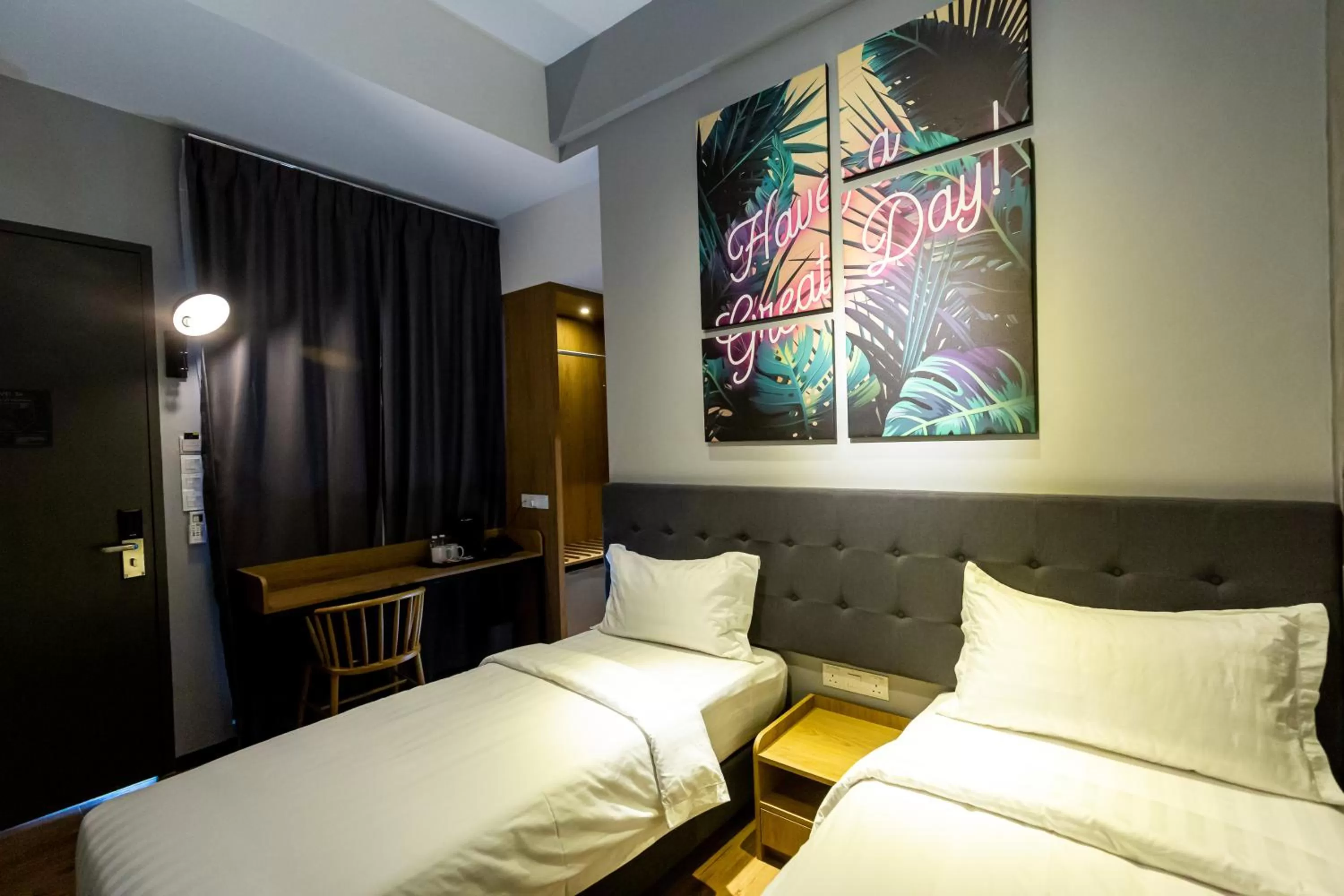 Photo of the whole room, Bed in Brown Hotel